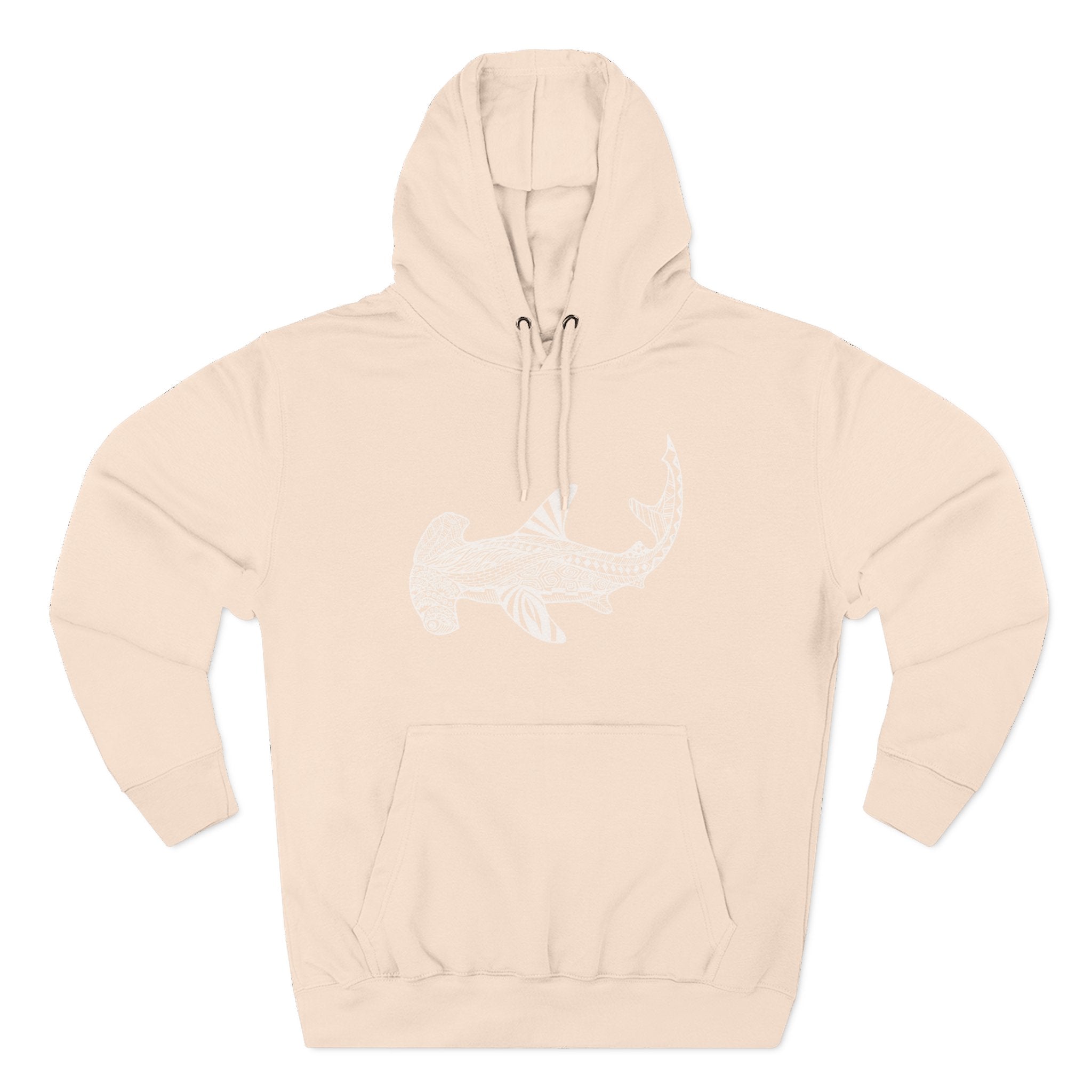 Ventangle Hammerhead Unisex - Pull-Over Cotton Blend Fleece Hoodie