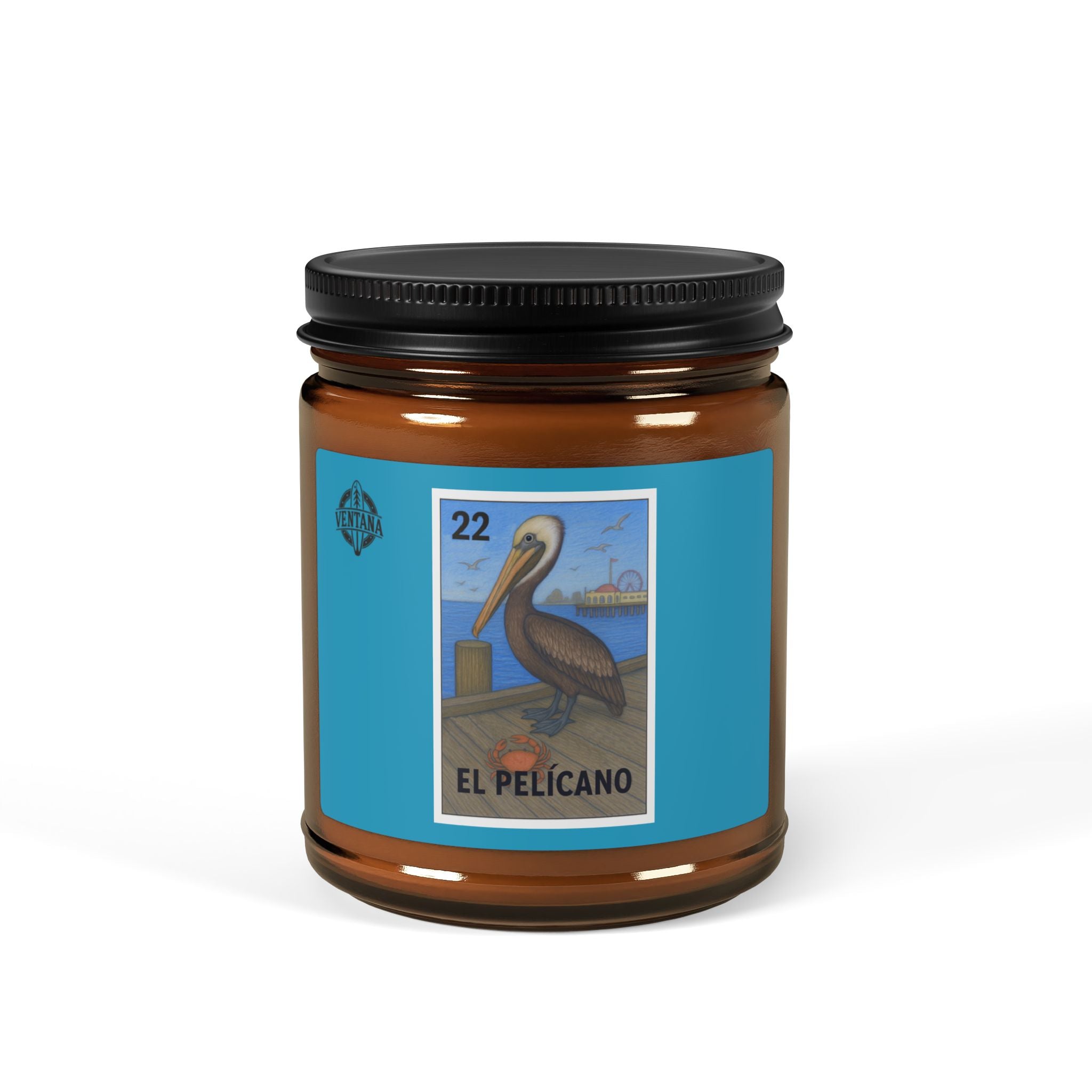 Pelican Lotería - Scented Soy Candle (El Pelícano)