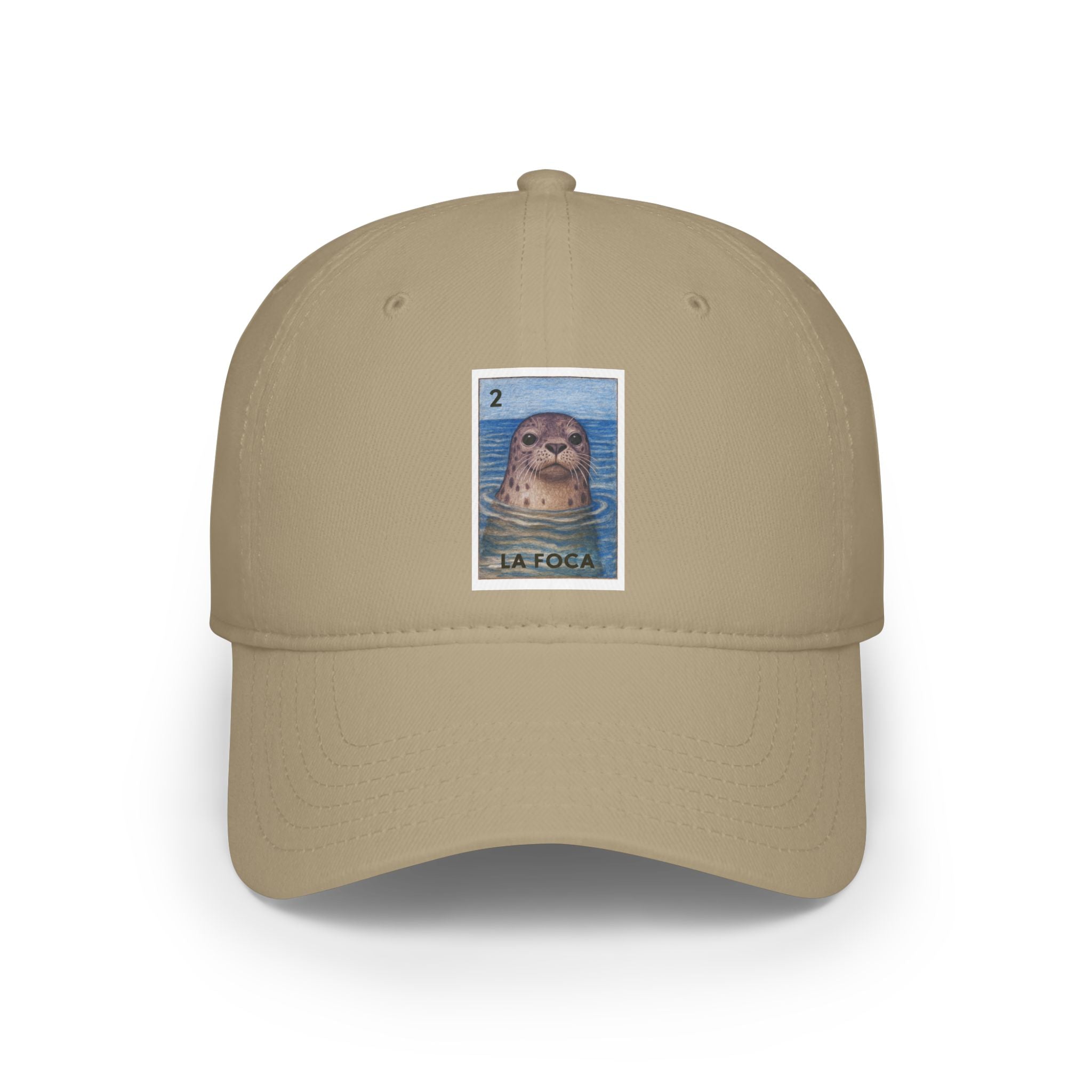 Seal Lotería Unisex - 100% Cotton Baseball Cap (La Foca)