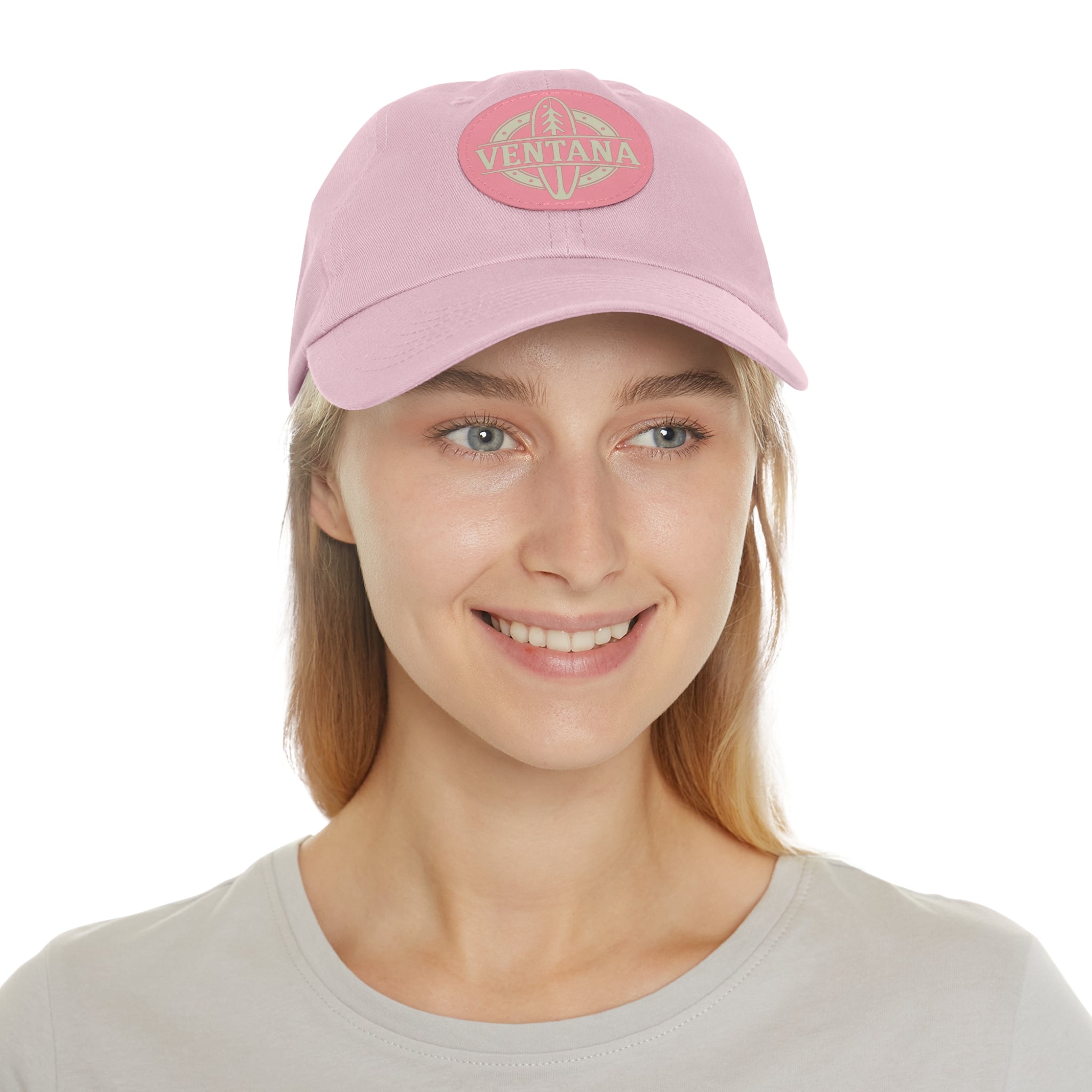 Ventana Treefish Logo Vegan Leather Patch Hat