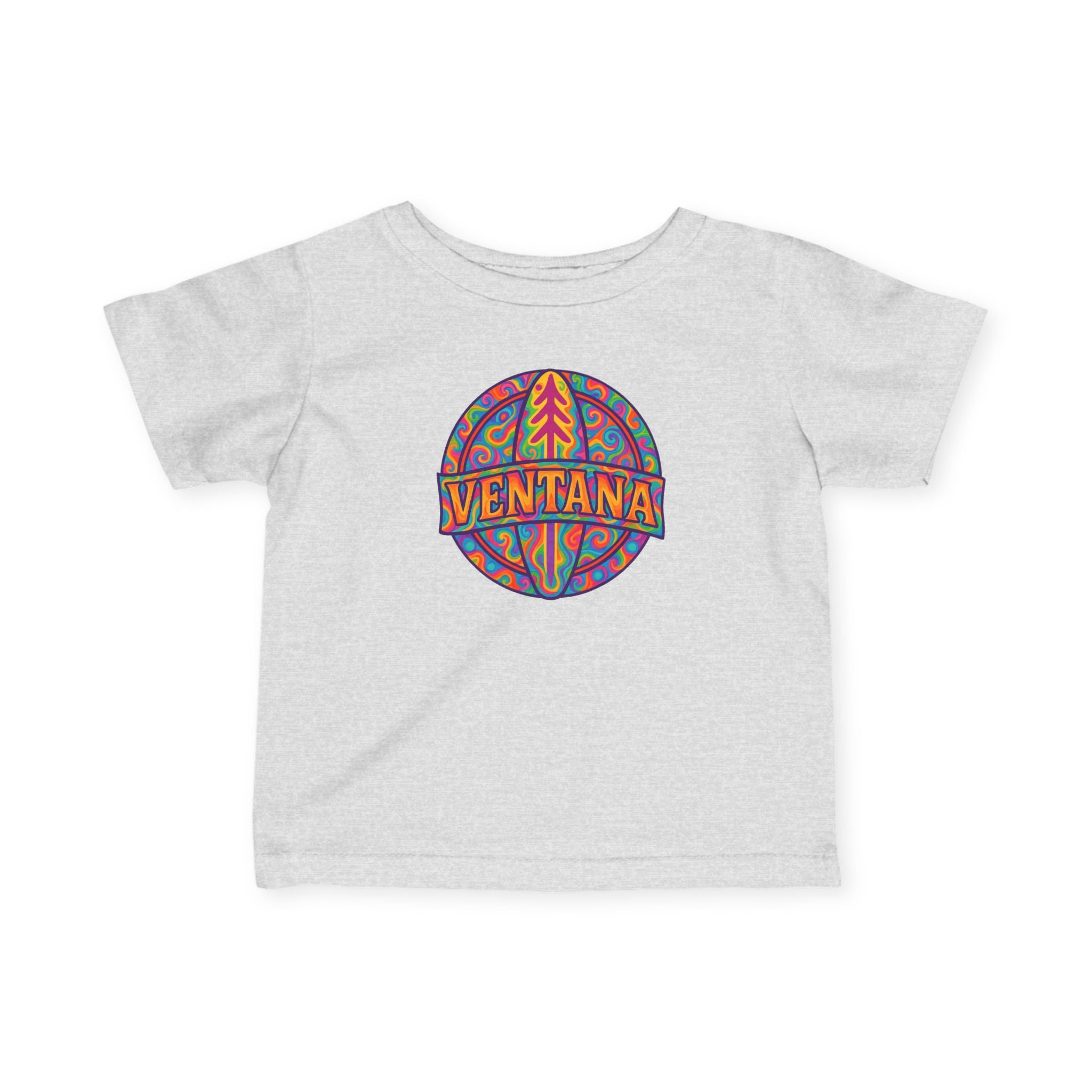 Ventana Psychedelic Treefish Logo - Infant 100% Cotton T-Shirt