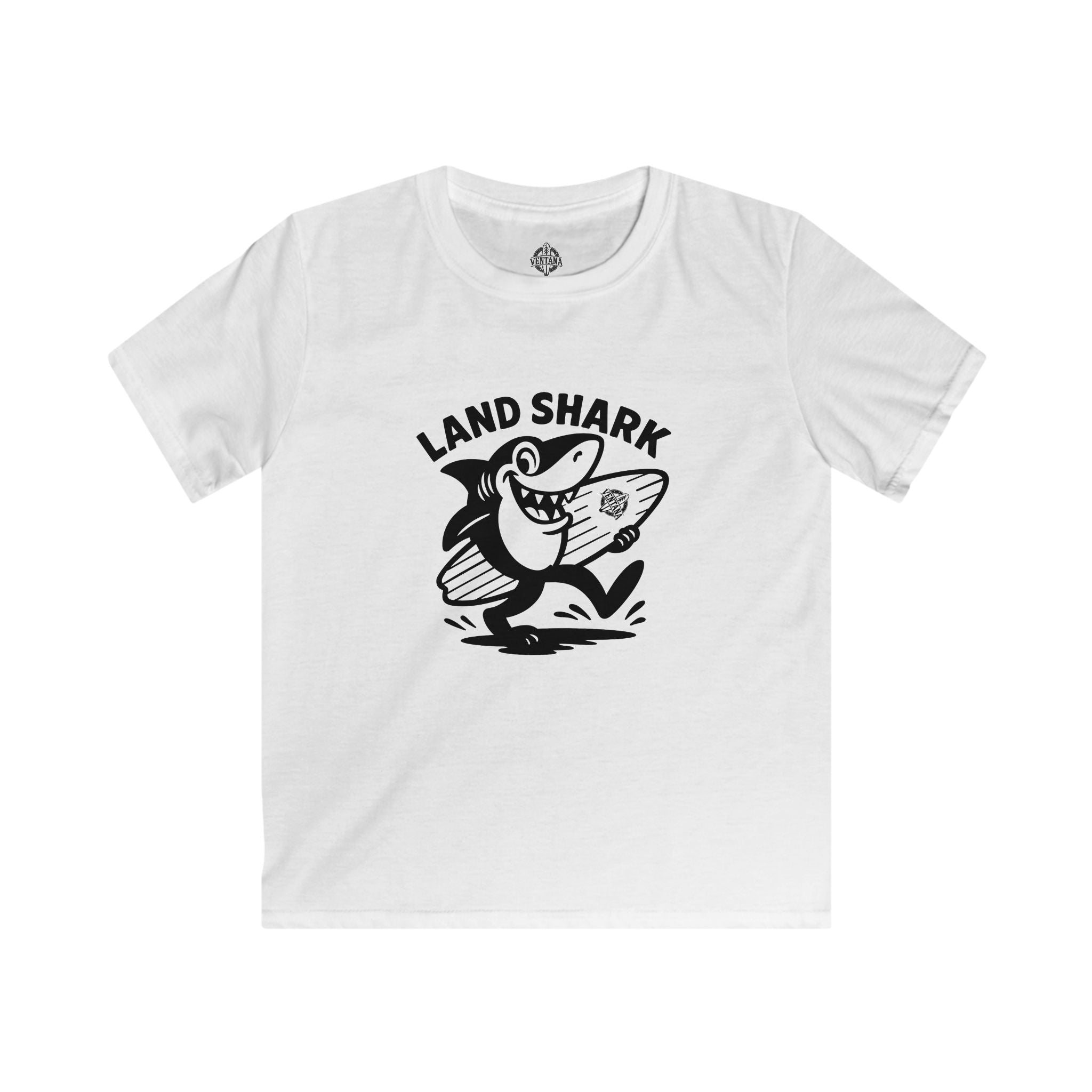 Land Shark Kids - Soft Style U.S. Cotton T-Shirt