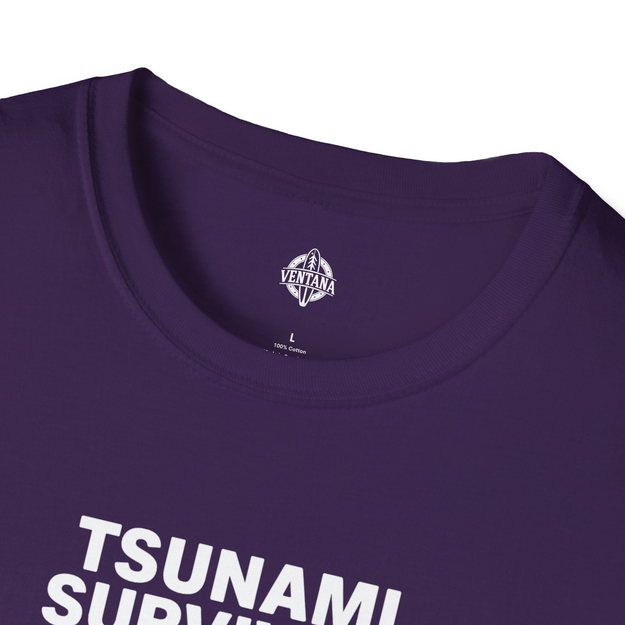 Tsunami Survivor Unisex - Soft Style U.S. Cotton T-Shirt