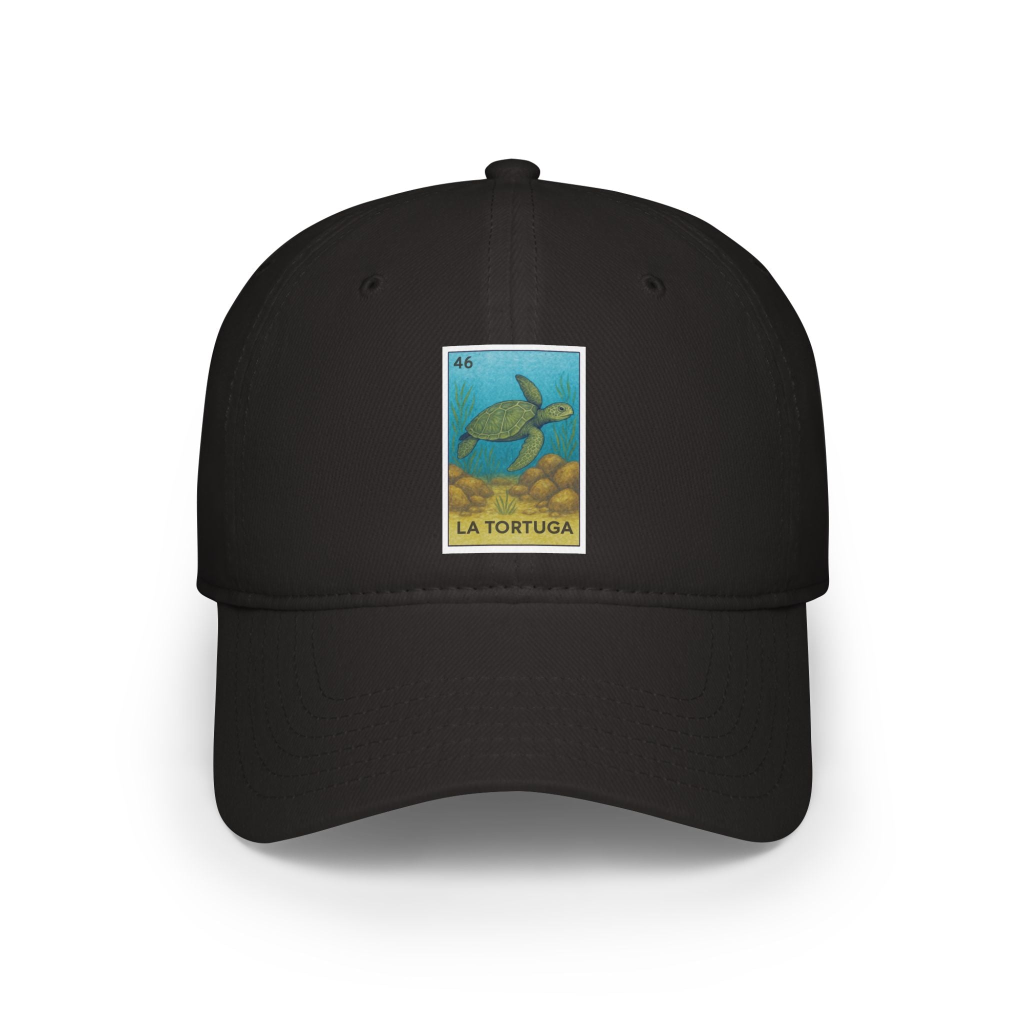Turtle Lotería Unisex - 100% Cotton Baseball Cap (La Tortuga)