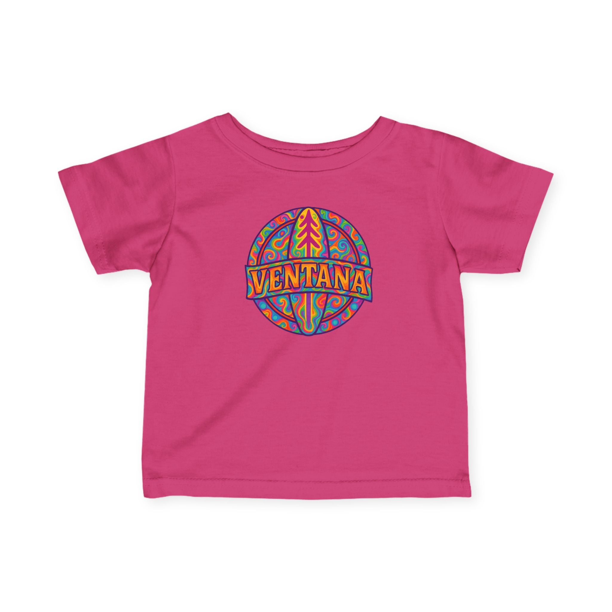 Ventana Psychedelic Treefish Logo - Infant 100% Cotton T-Shirt