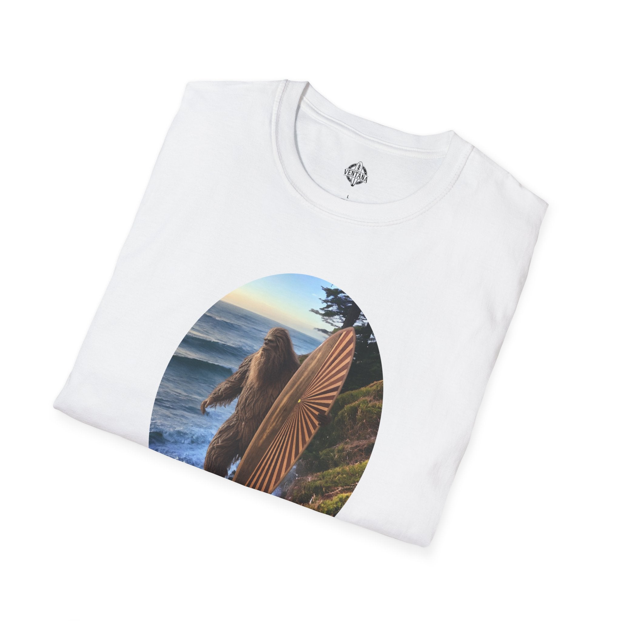 Ventana Real Surfsquatch Unisex - U.S. Cotton T-Shirt