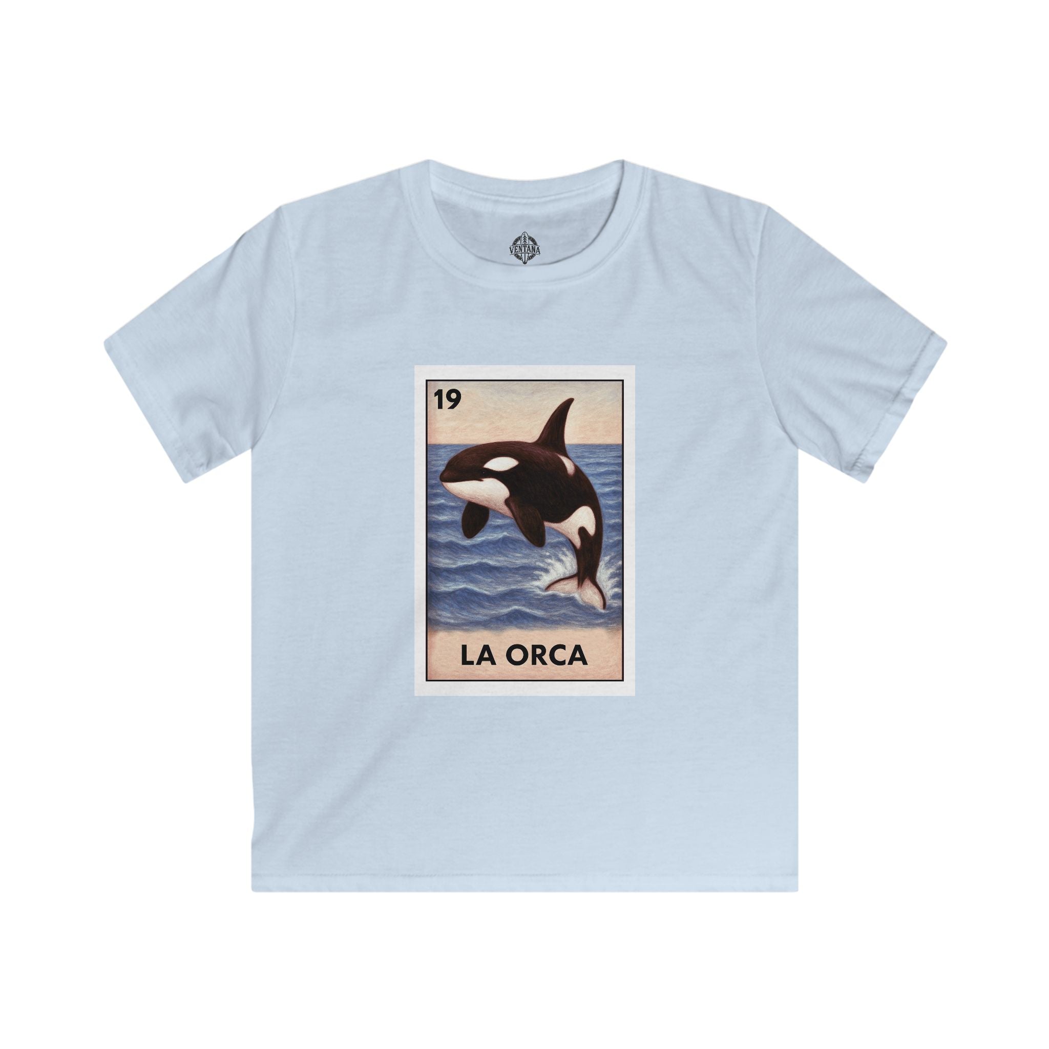 Orca Lotería Kids - Soft Style U.S. Cotton T-Shirt (La Orca)