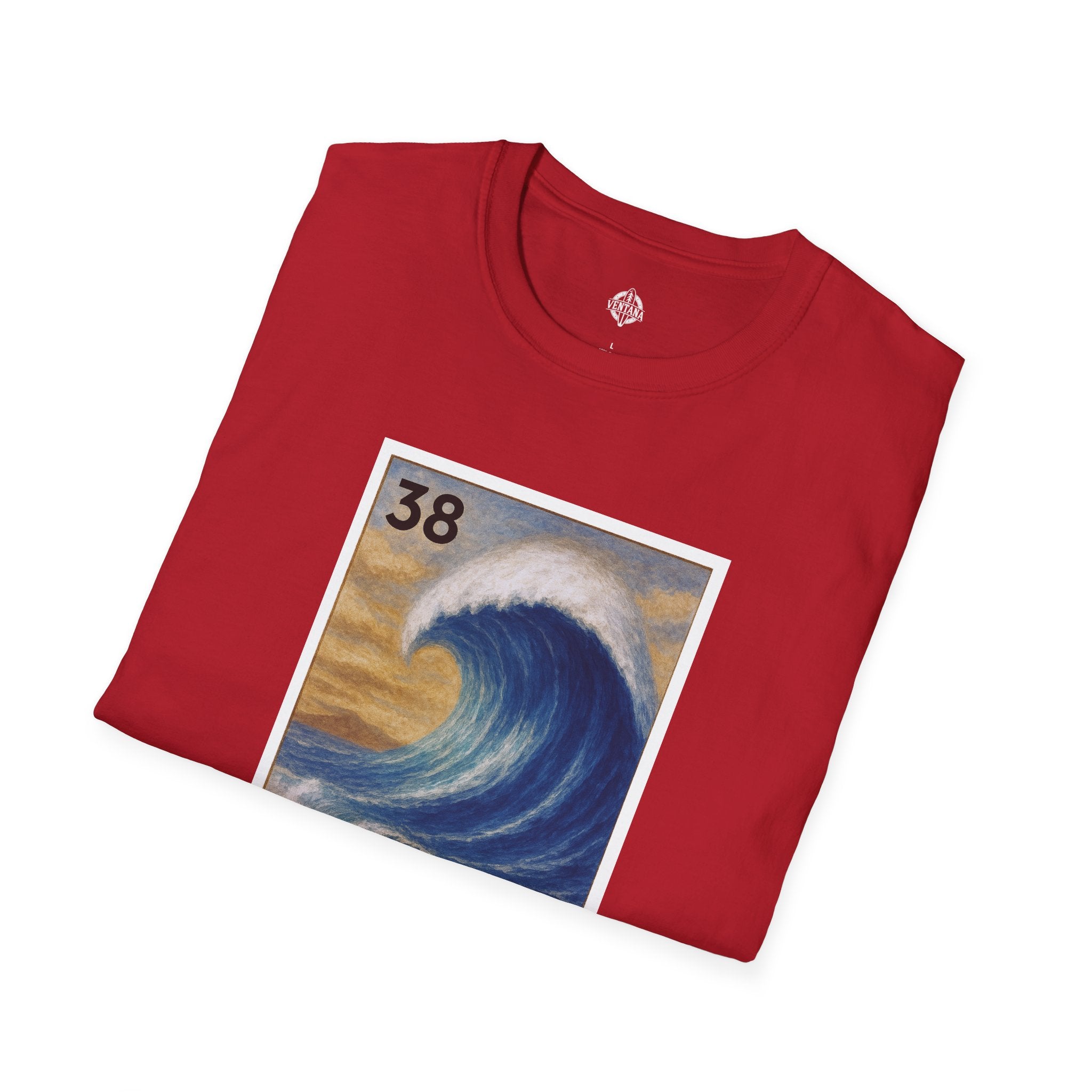 Wave Lotería Unisex - Soft Style U.S. Cotton T-Shirt (La Ola)