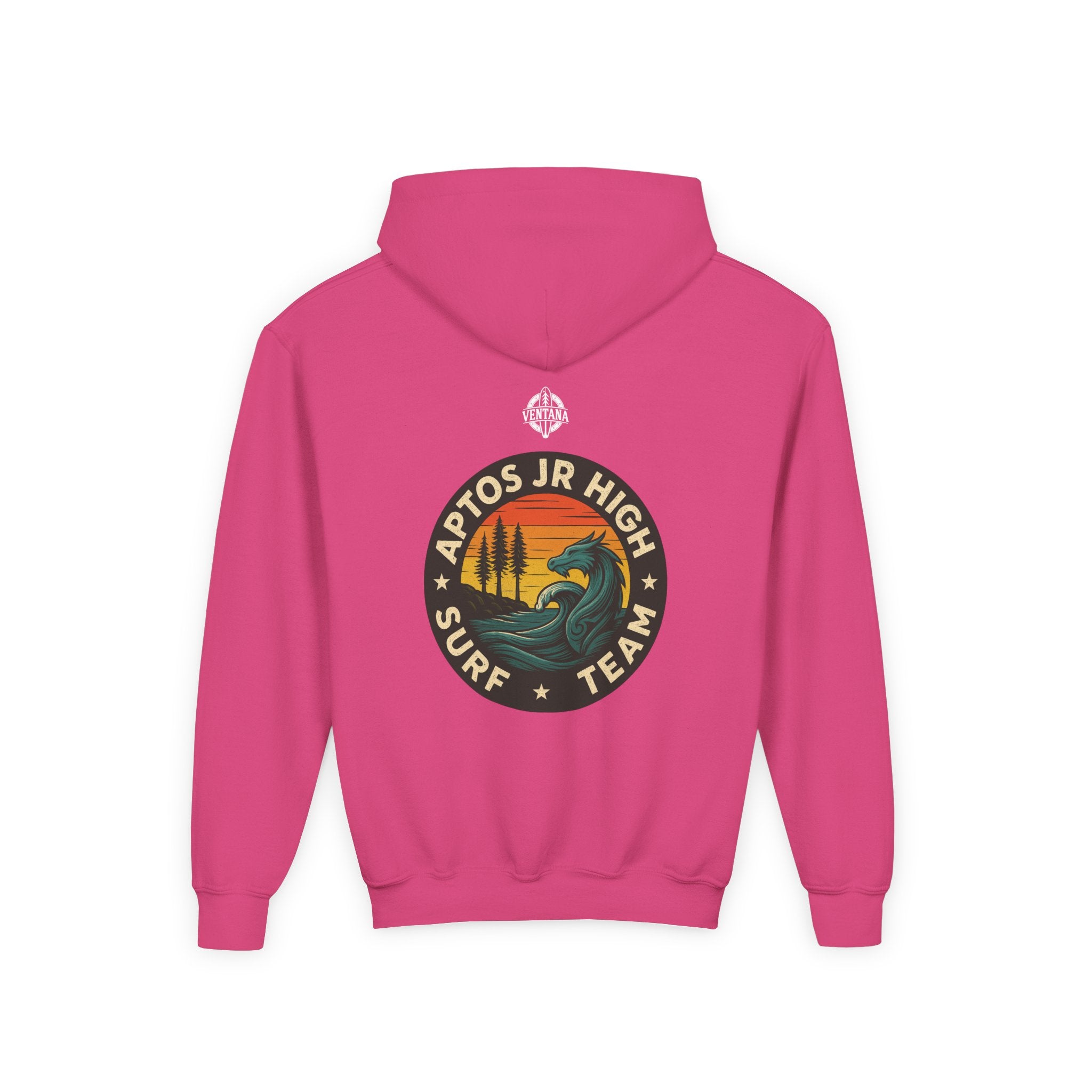 Aptos Jr High Surf Team Youth Pull-Over Hoodie - Heavy Blend Sweatshirt