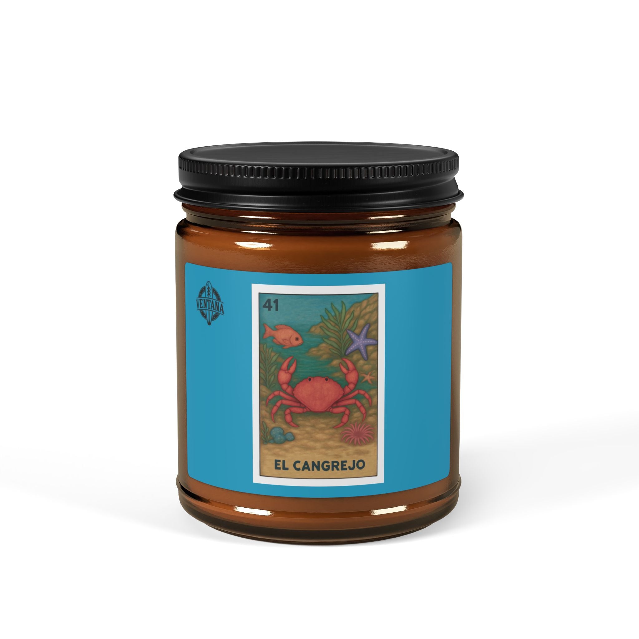 Crab Lotería - Scented Soy Candle (El Cangrejo)