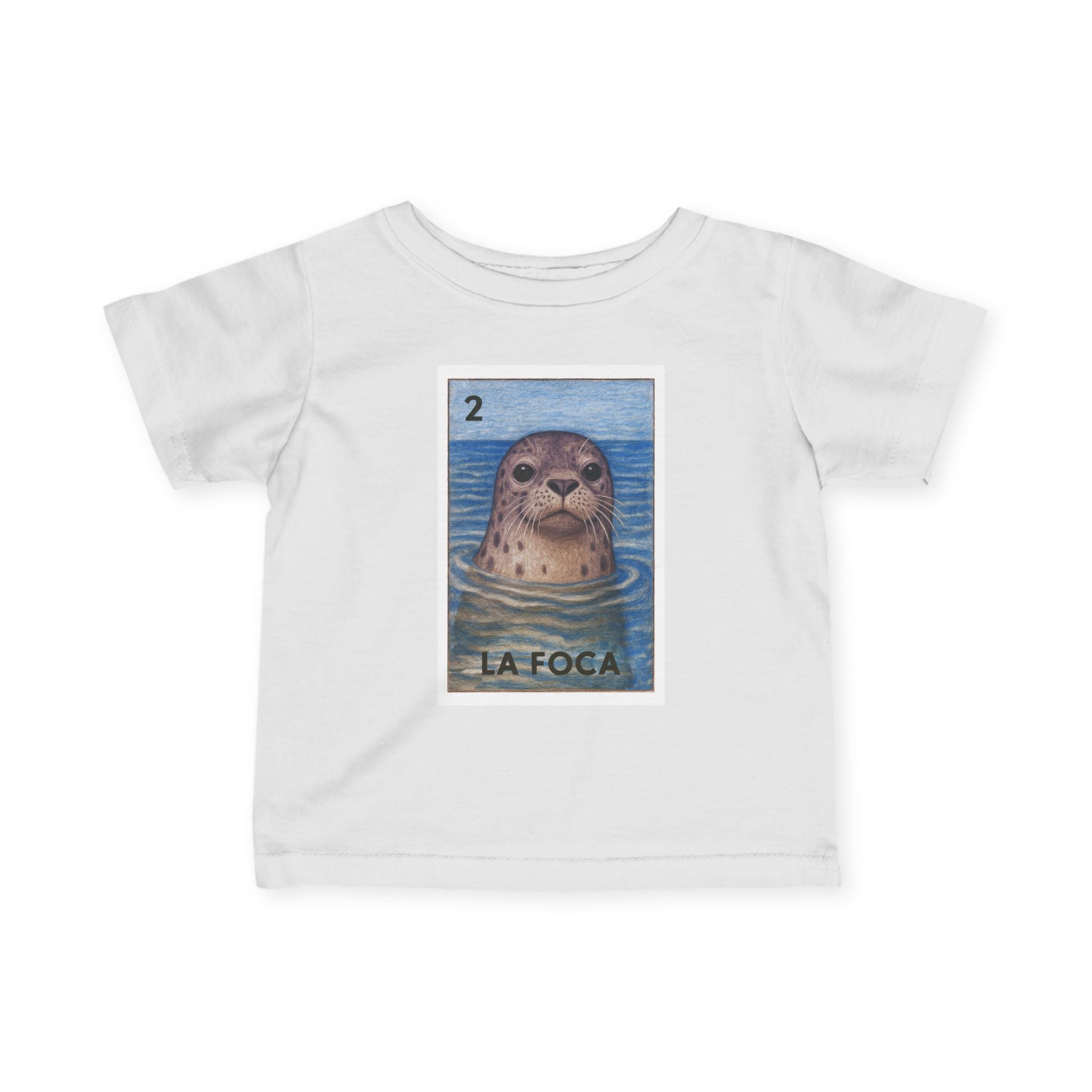 Seal Lotería - Infant 100% Cotton T-Shirt (La Foca)