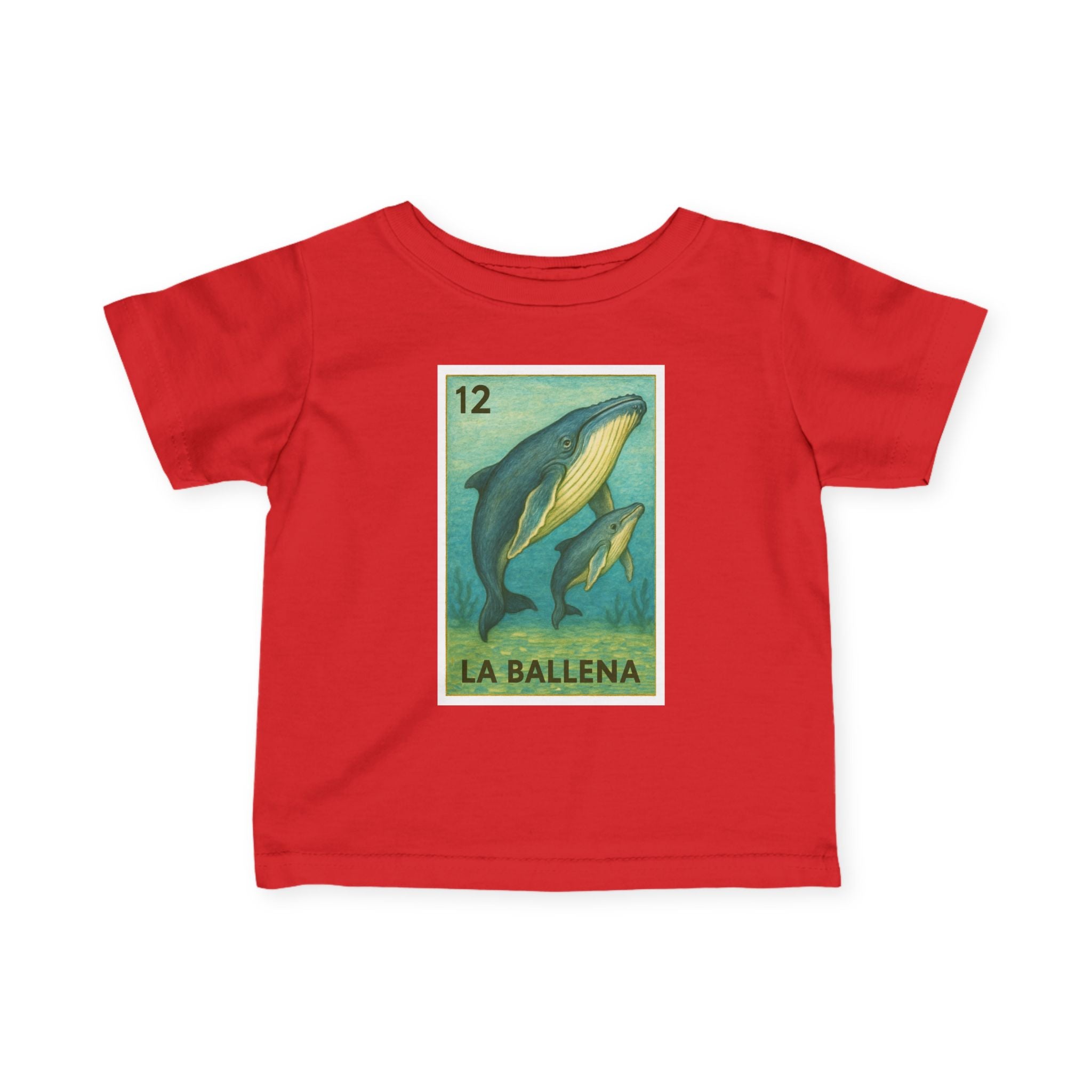 Whale Lotería - Infant 100% Cotton T-Shirt (La Ballena)