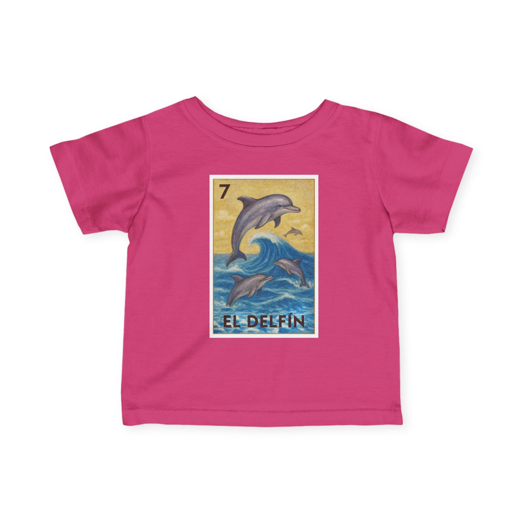 Dolphin Lotería - Infant 100% Cotton T-Shirt (El Delfín)