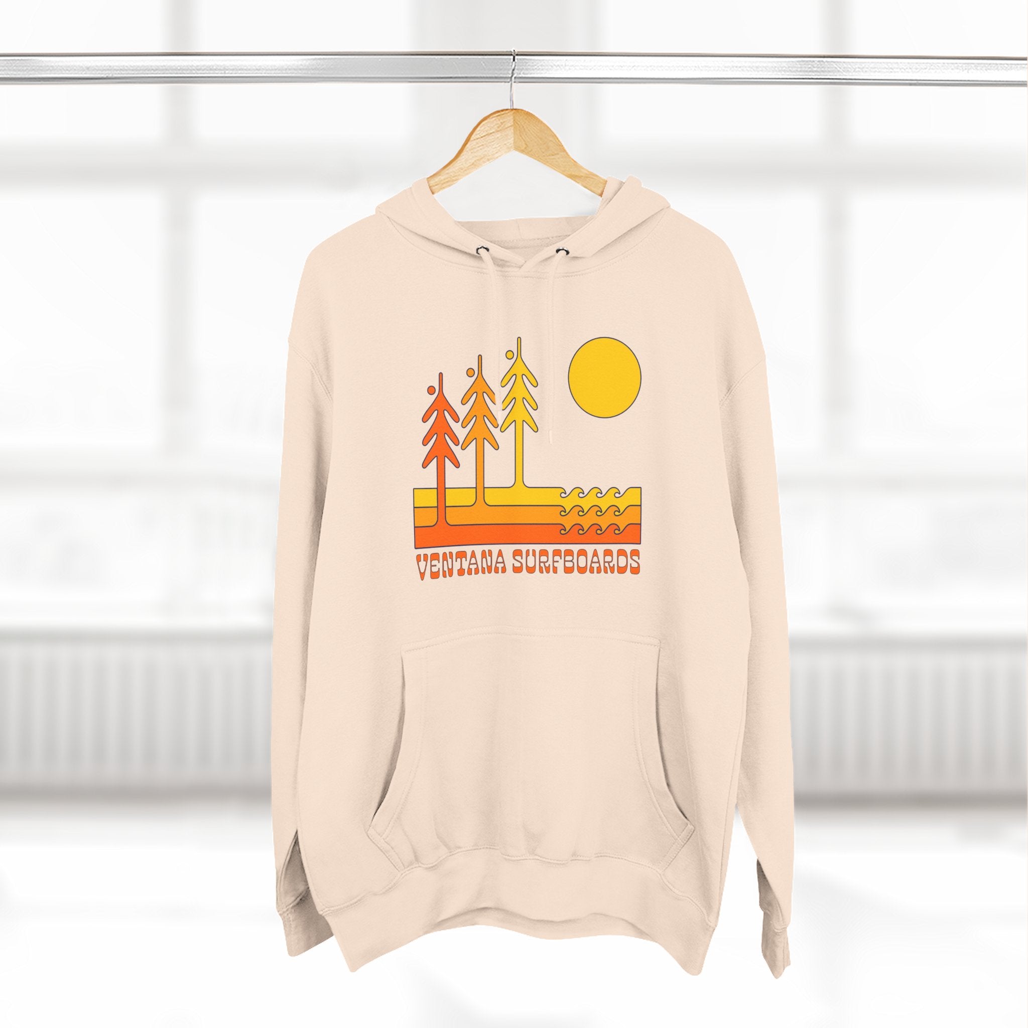 Ventana Circa 78 Unisex - Pull-Over Cotton Blend Fleece Hoodie