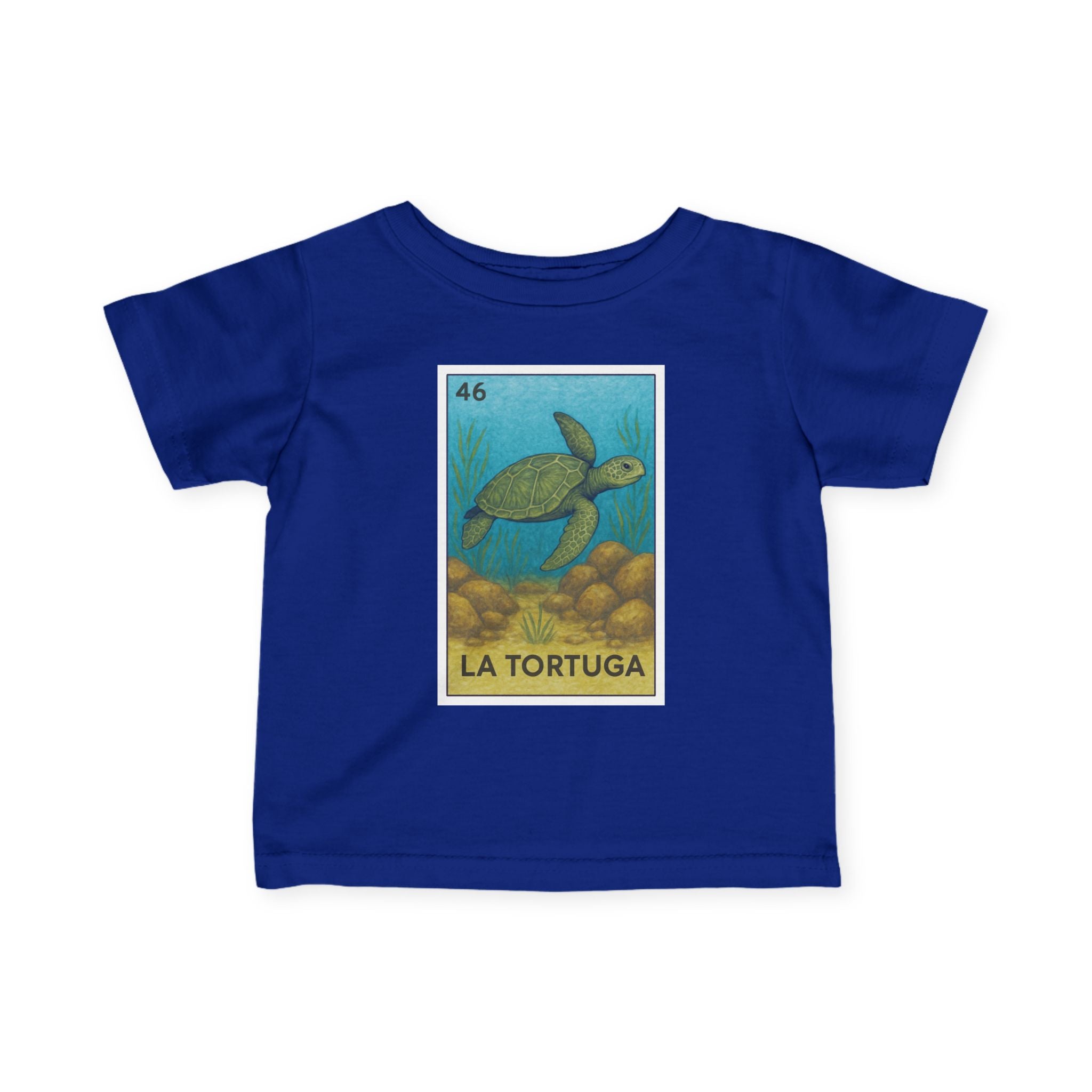 Turtle Lotería - Infant 100% Cotton T-Shirt (La Tortuga)