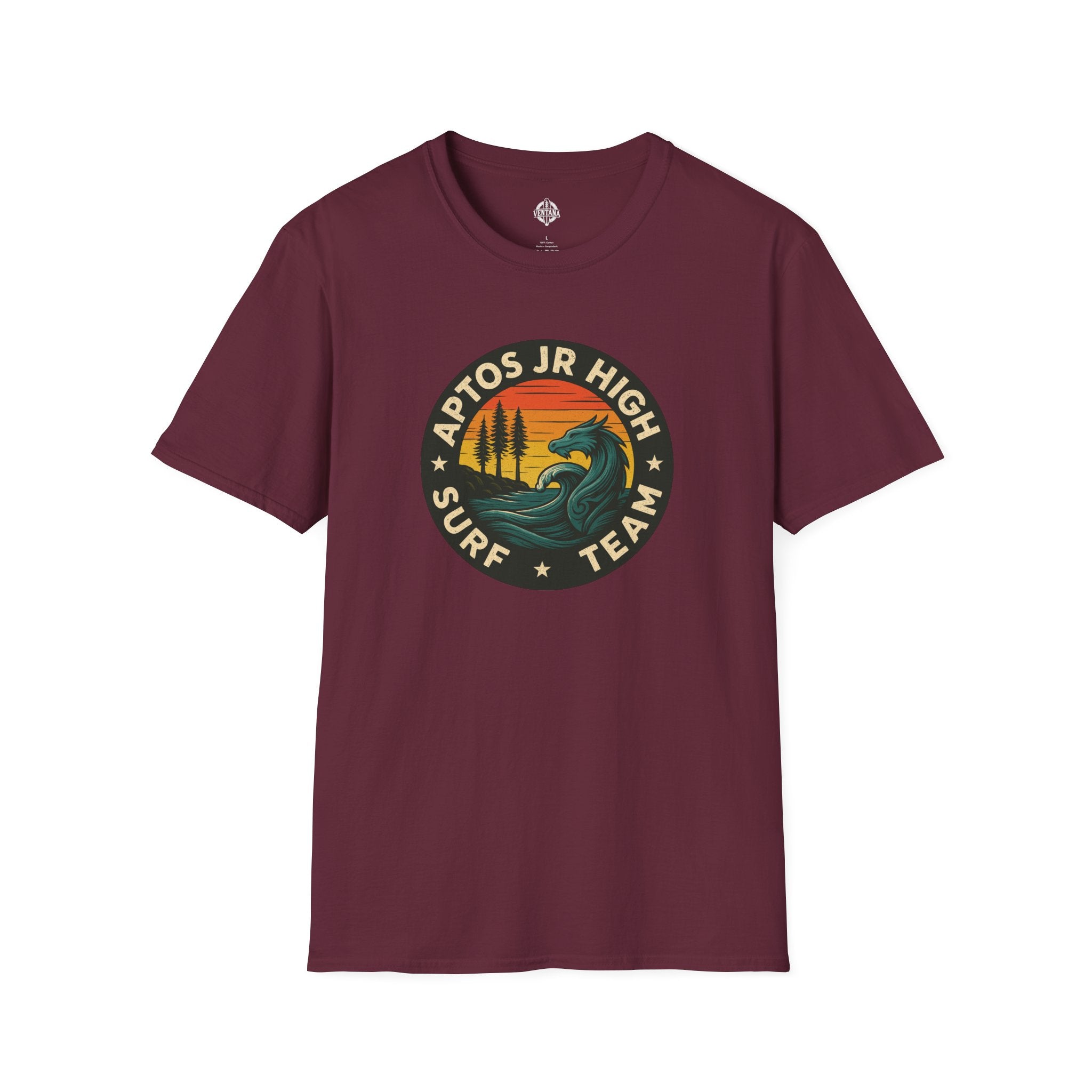 Aptos Junior High Surf Team Unisex - U.S. Cotton T-Shirt