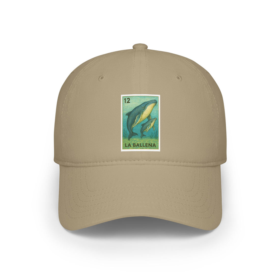 Whale Lotería Unisex - 100% Cotton Baseball Cap (La Ballena)