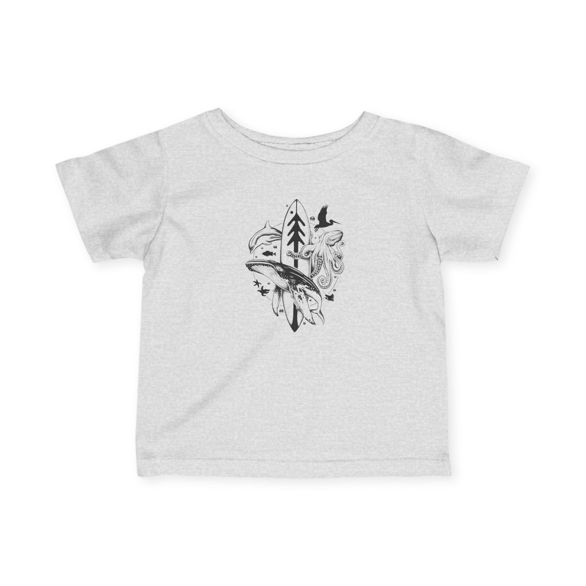 Ventana Monterey Bay by Thiago Bianchini - Infant 100% Cotton T-Shirt