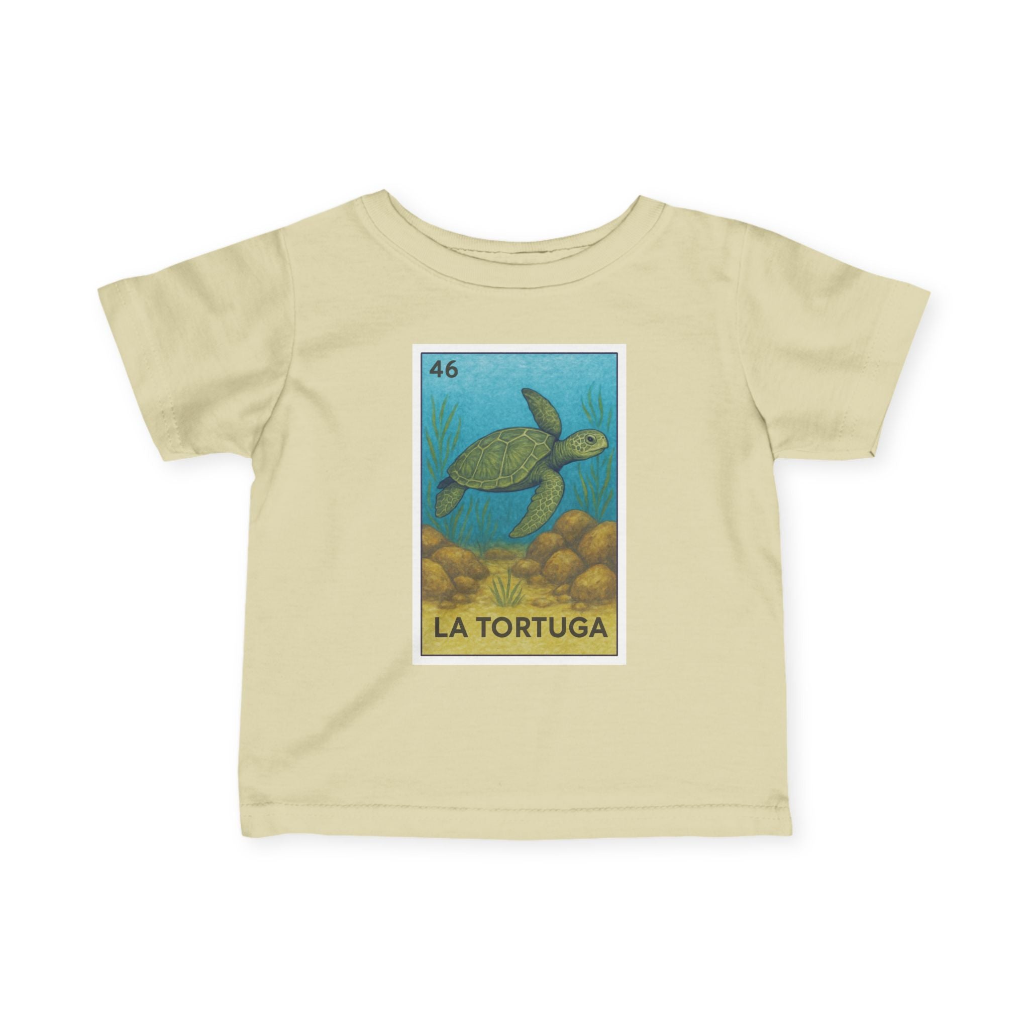 Turtle Lotería - Infant 100% Cotton T-Shirt (La Tortuga)