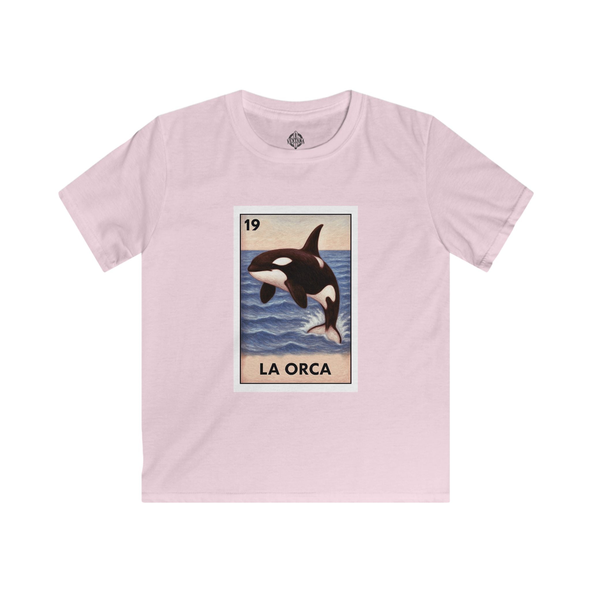 Orca Lotería Kids - Soft Style U.S. Cotton T-Shirt (La Orca)