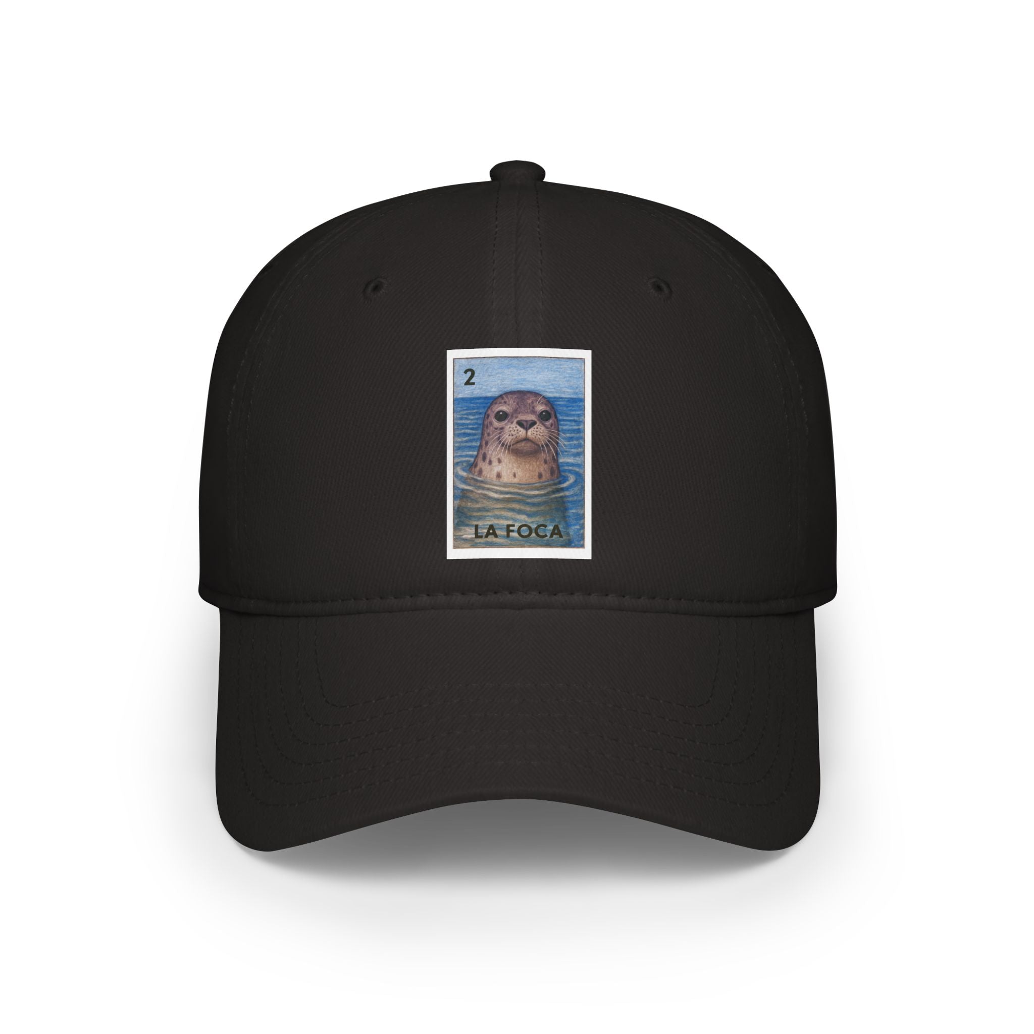 Seal Lotería Unisex - 100% Cotton Baseball Cap (La Foca)