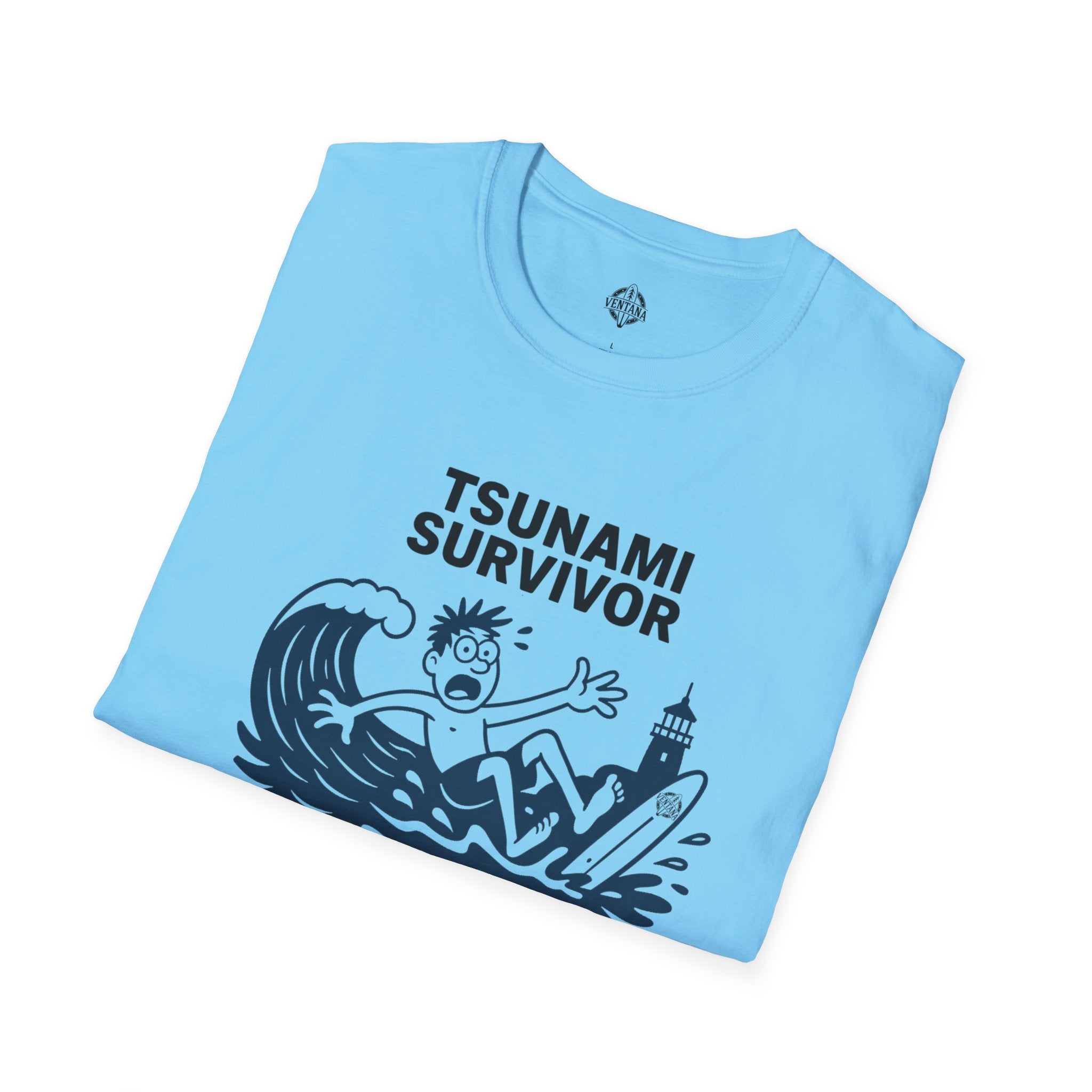 Tsunami Survivor Unisex - Soft Style U.S. Cotton T-Shirt