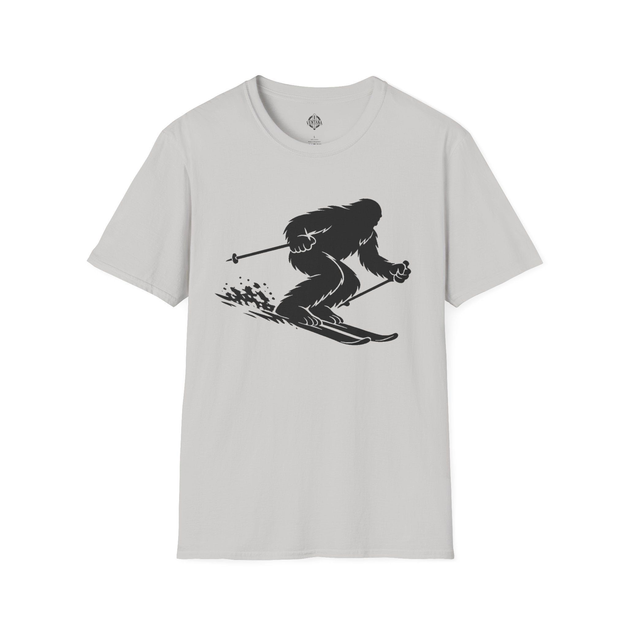 Ventana Shreddy Yeti Ski Unisex - U.S. Cotton T-Shirt