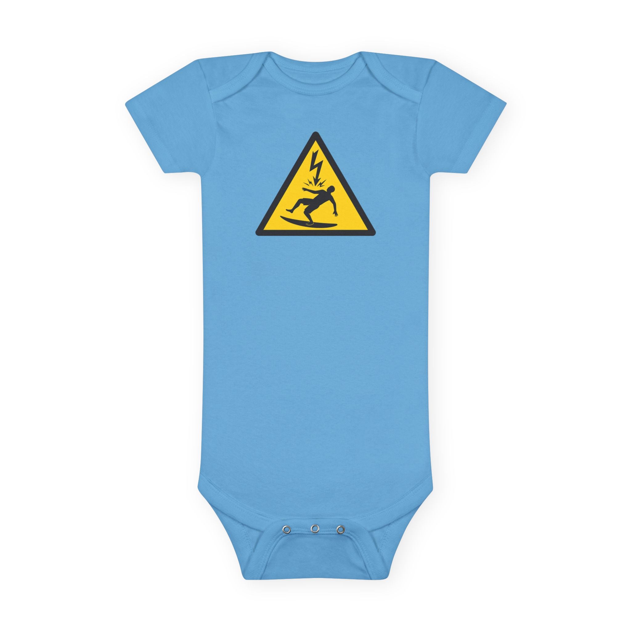 Electric Surfer - Baby Short Sleeve 100% Cotton Onesie