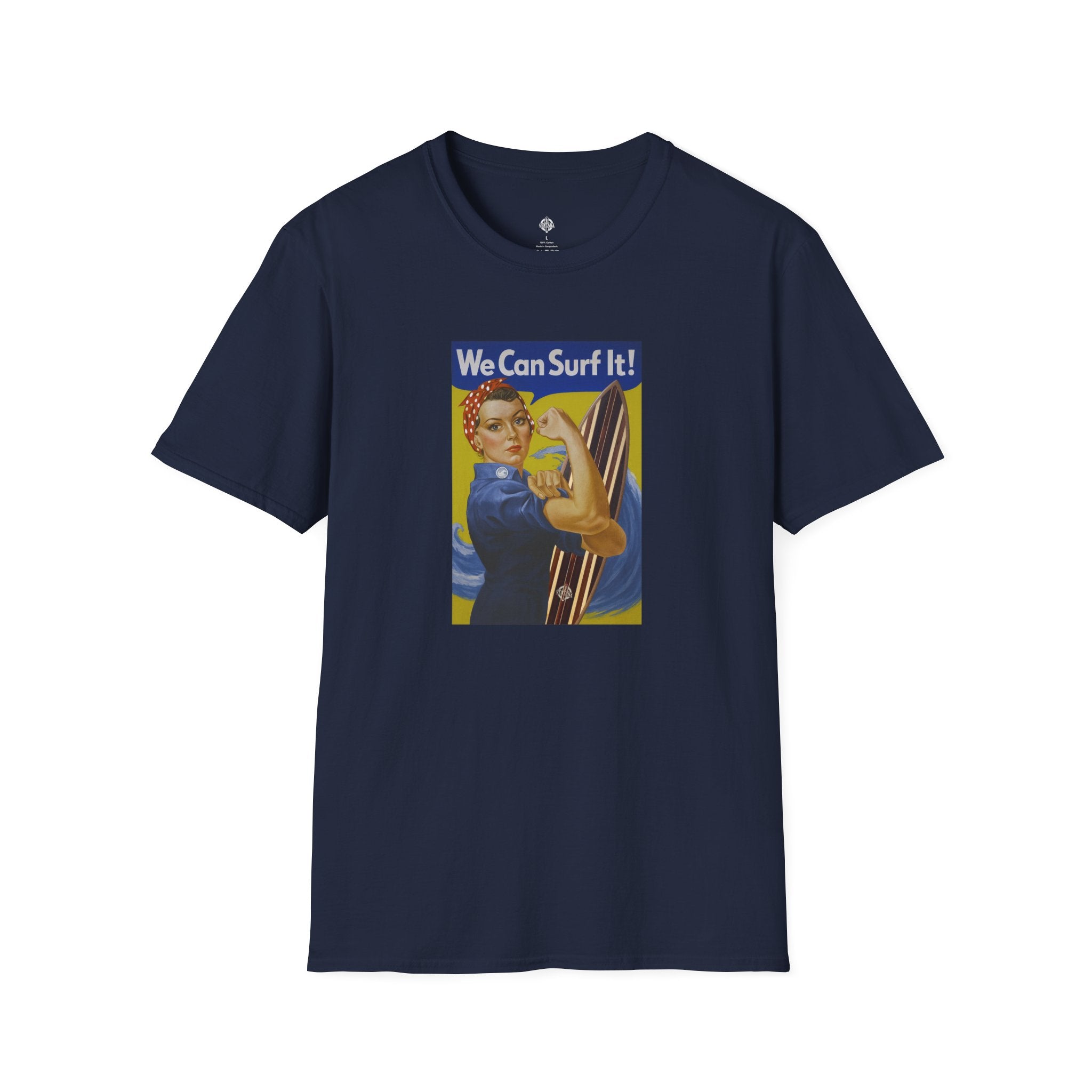 Rosie the Surfer Unisex - Soft Style U.S. Cotton T-Shirt