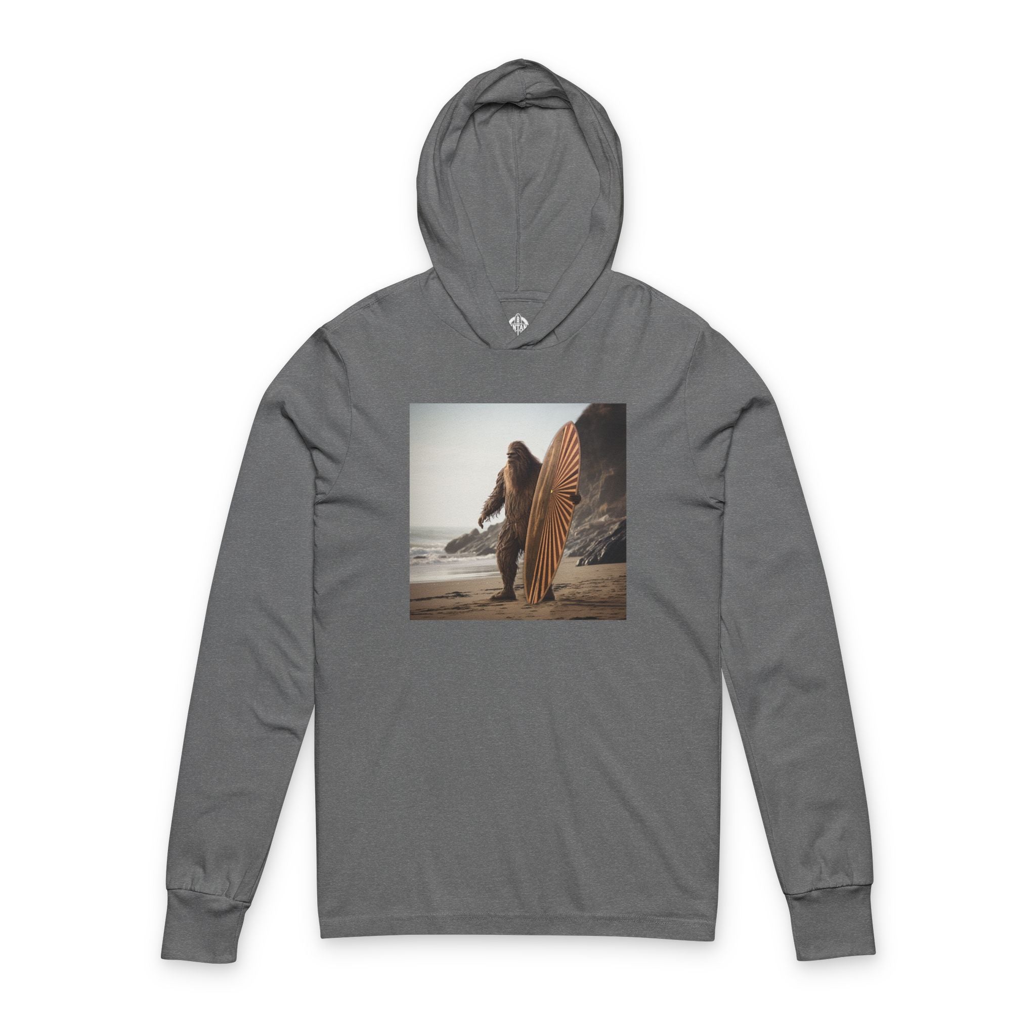 Ventana Real Surfsquatch Unisex - Cotton Long Sleeve Hooded T-Shirt