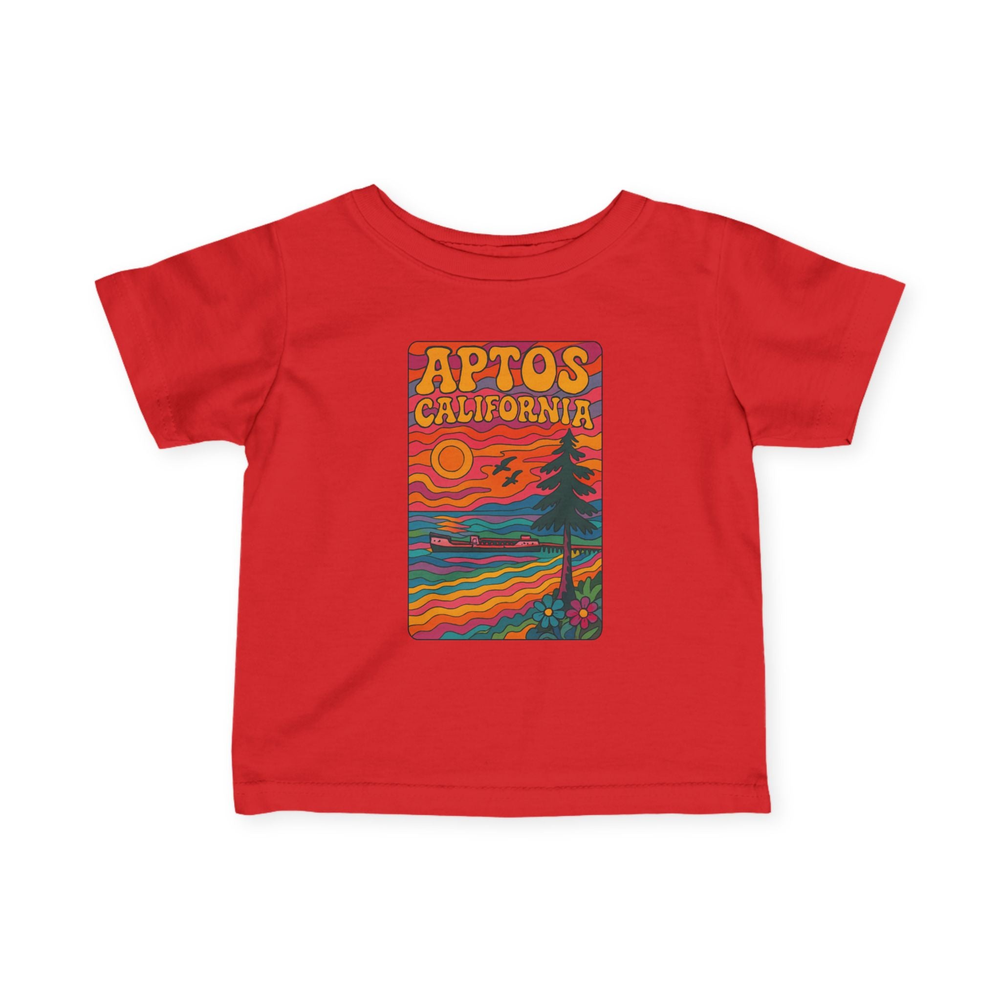 Aptos California Psychedelic - Infant 100% Cotton T-Shirt