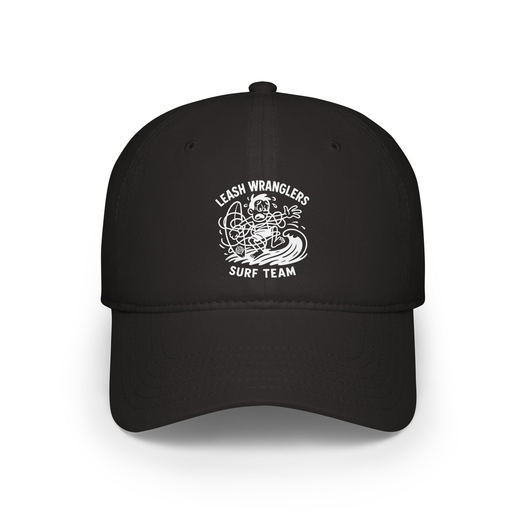 Leash Wranglers Surf Team Unisex - 100% Cotton Baseball Cap