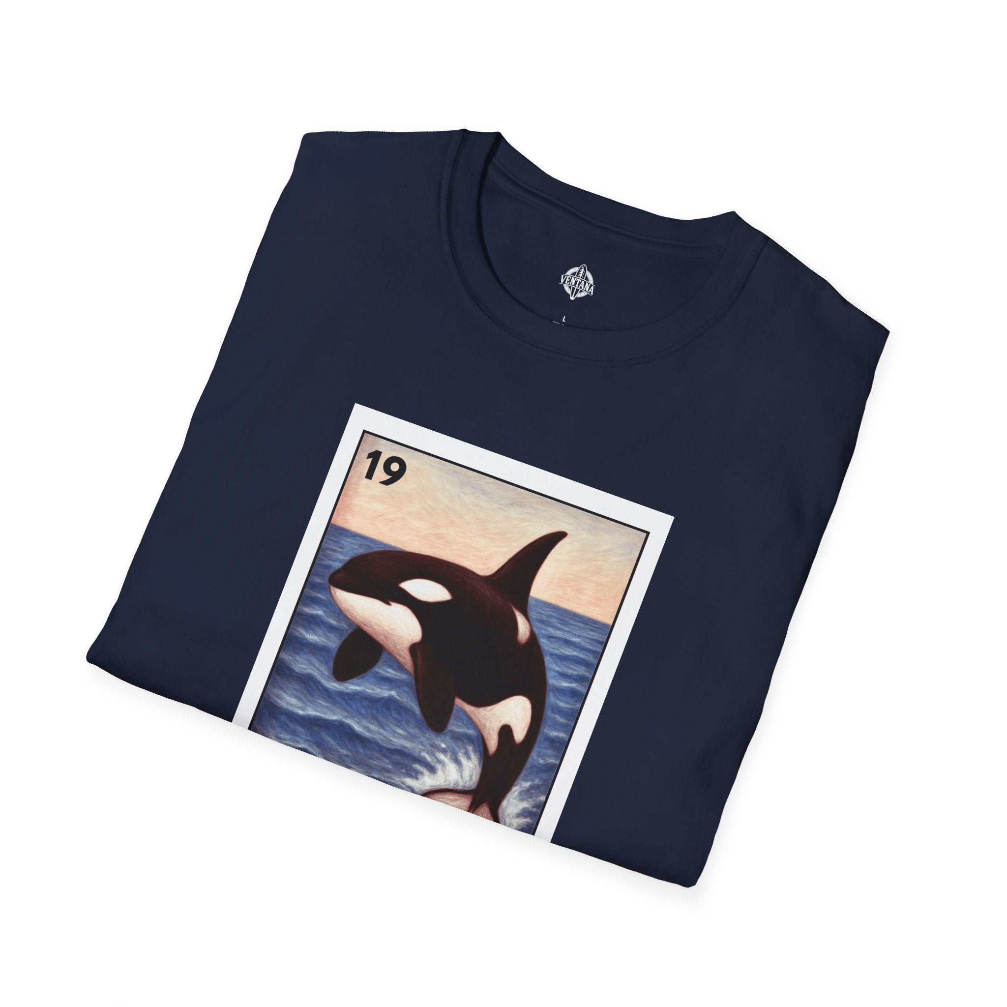 Orca Lotería Unisex - Soft Style U.S. Cotton T-Shirt (La Orca)