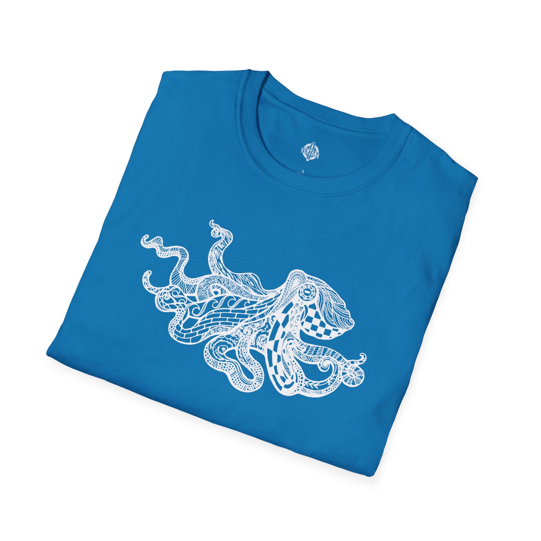 Ventangle Octopus Unisex - Soft Style U.S. Cotton T-Shirt