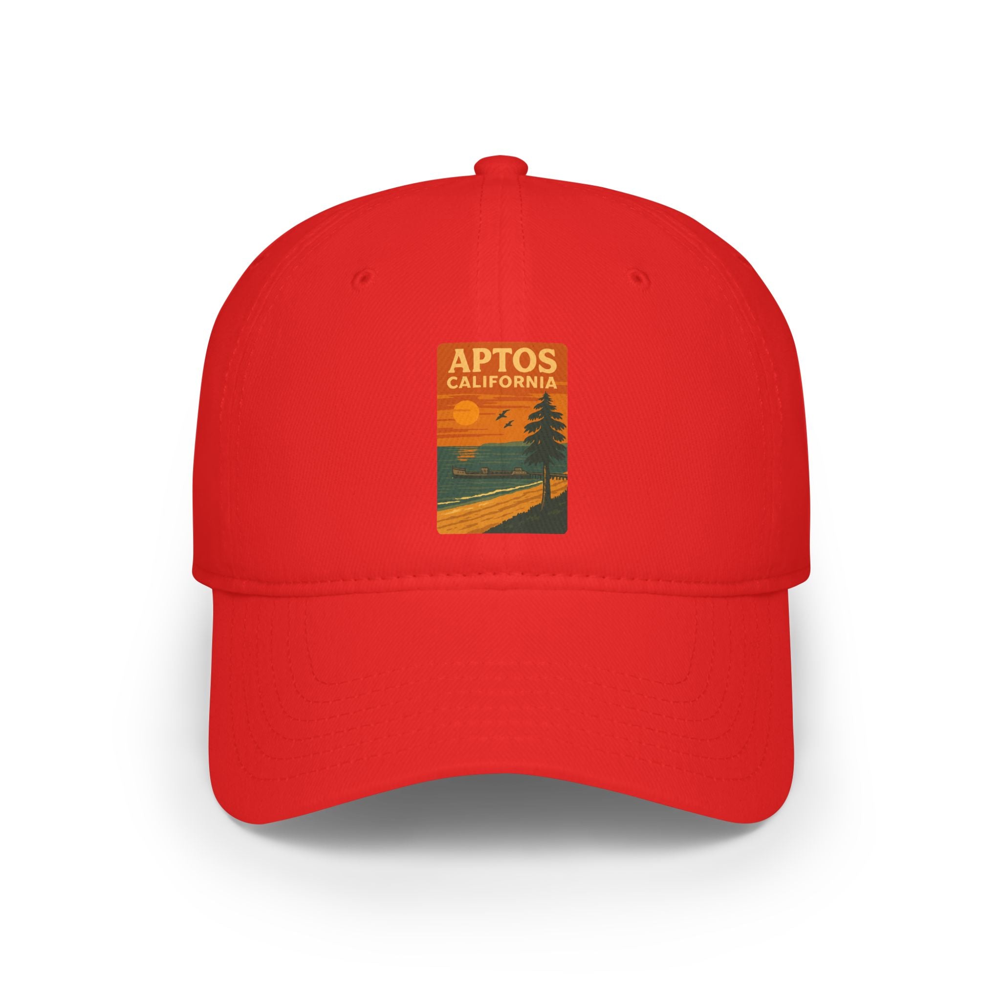 Aptos California Sunset - 100% Cotton Baseball Cap