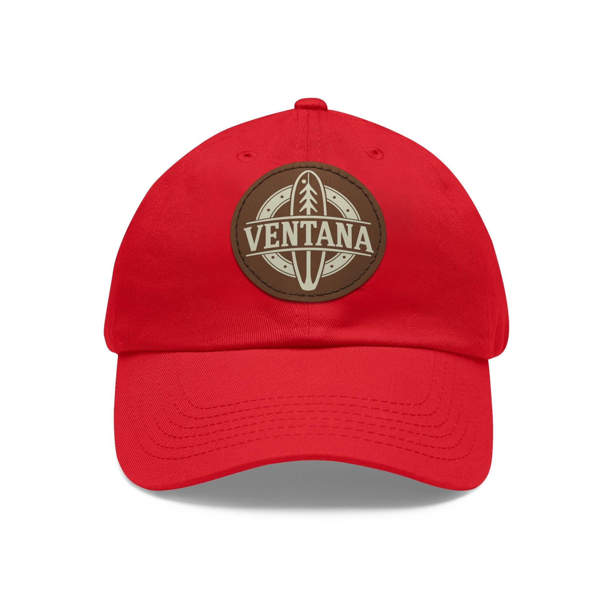 Ventana Treefish Logo Vegan Leather Patch Hat