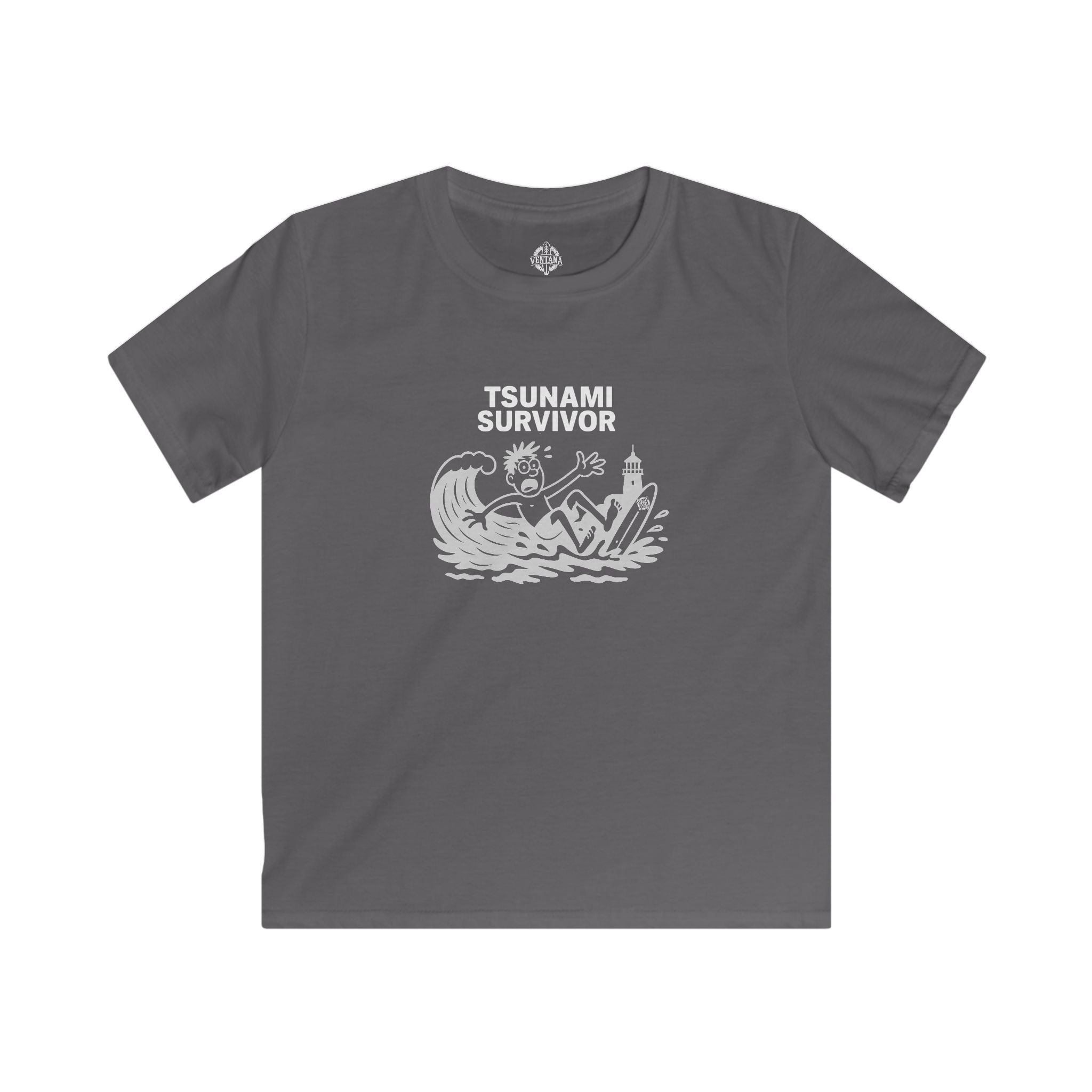 Tsunami Survivor Kids - Soft Style U.S. Cotton T-Shirt