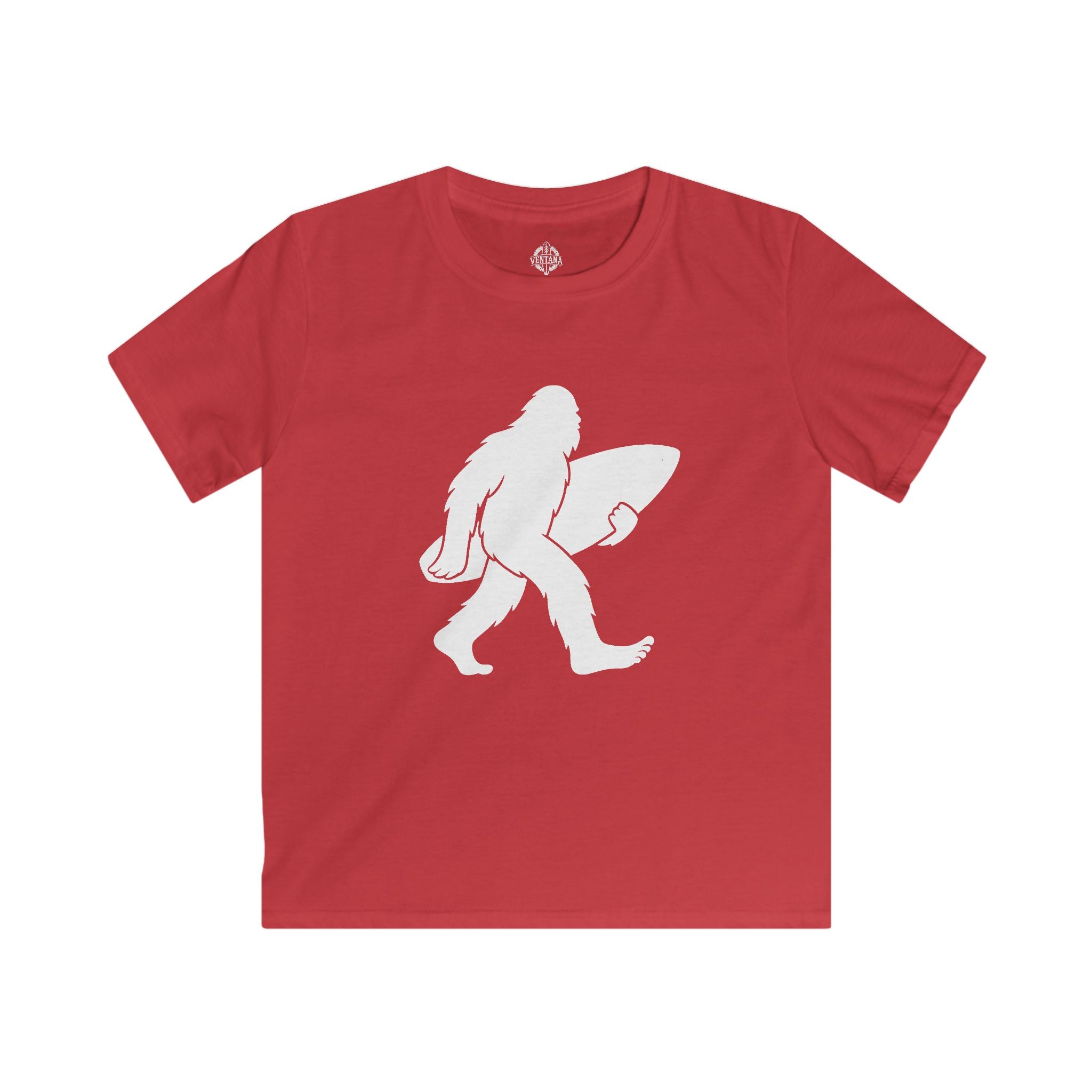 Ventana Surfsquatch Kids - Soft Style U.S. Cotton T-Shirt