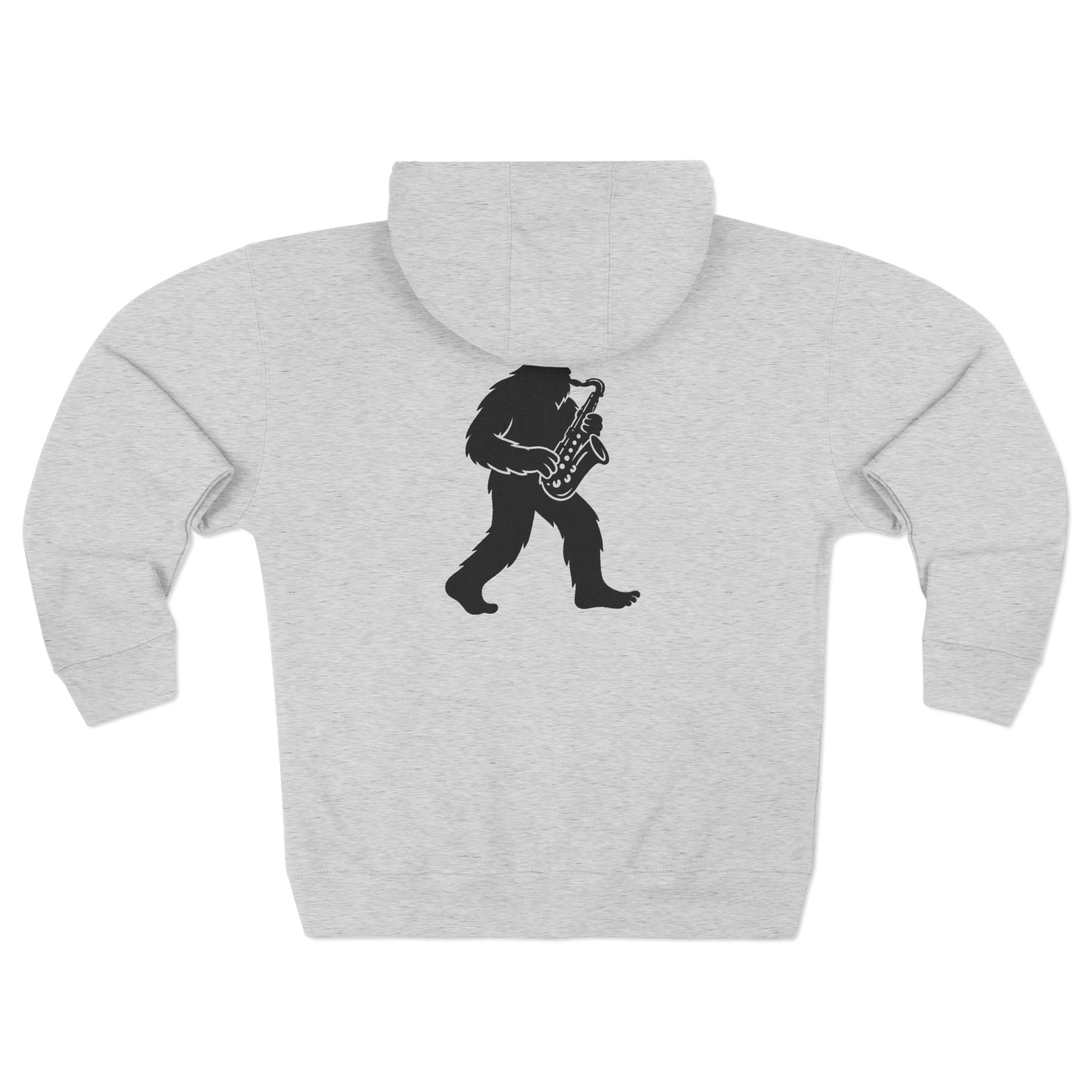 Ventana Saxsquatch Unisex - Zip Cotton Blend Fleece Hoodie