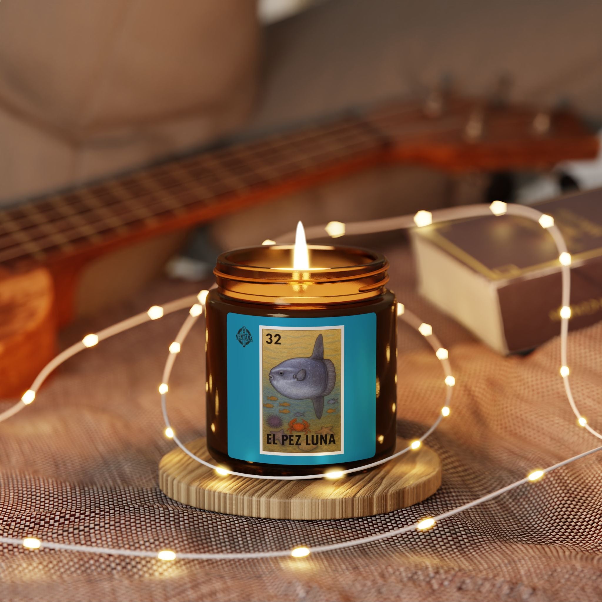 Sunfish Lotería - Scented Soy Candle (El Pez Luna)