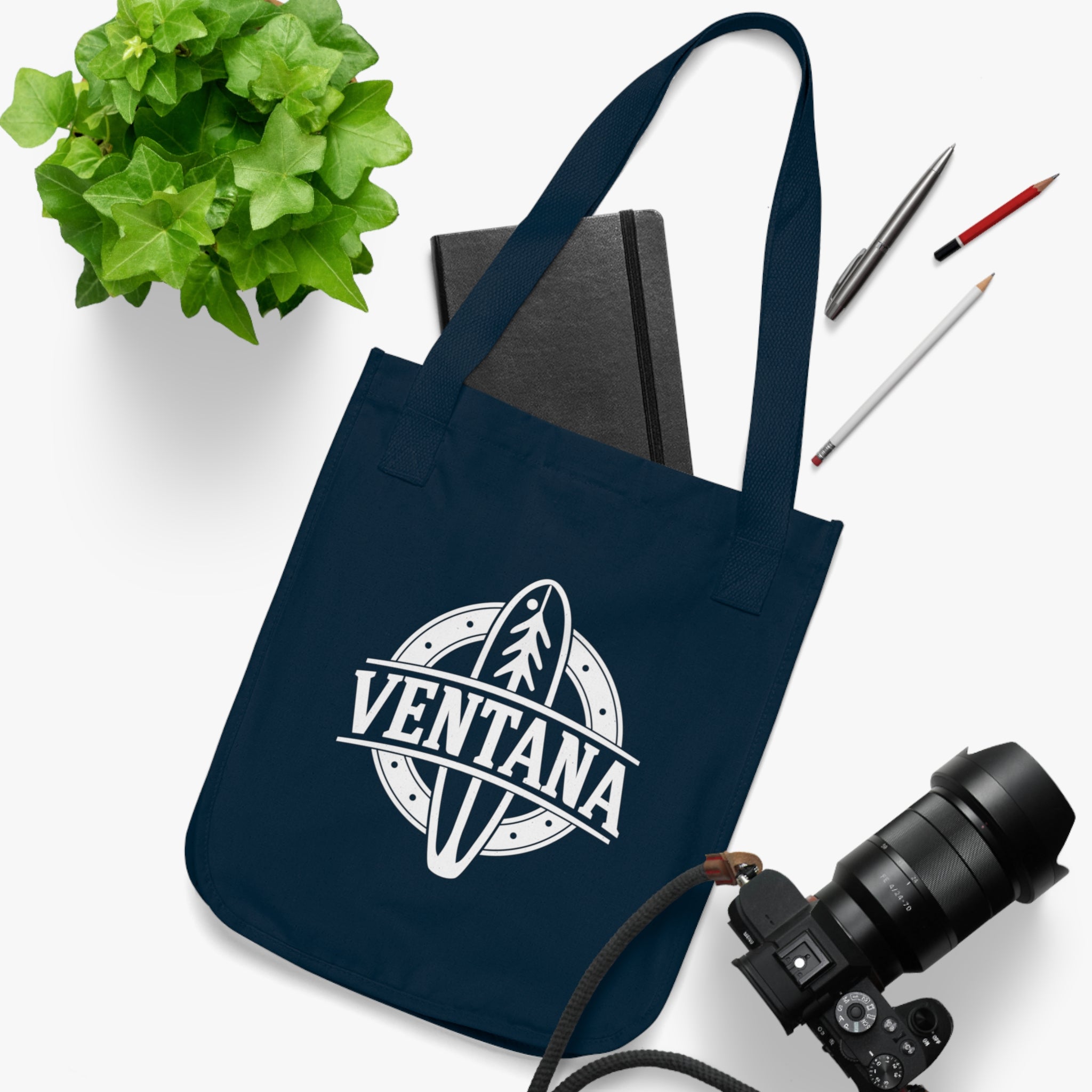 Ventana Treefish Logo Organic Cotton Tote Bag