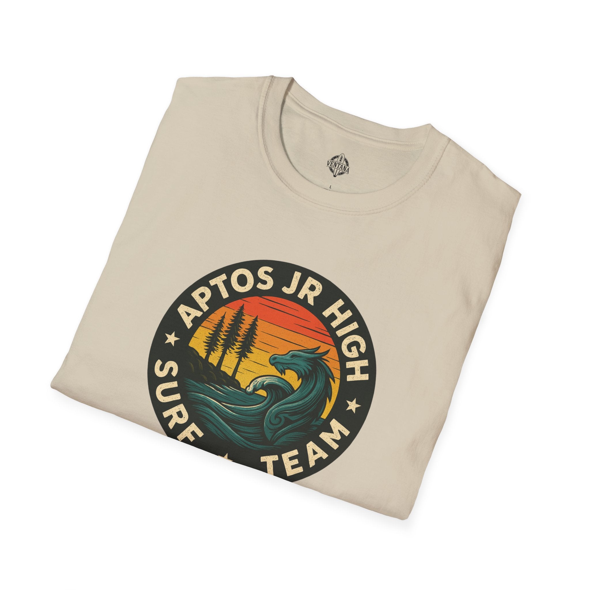 Aptos Junior High Surf Team Unisex - U.S. Cotton T-Shirt