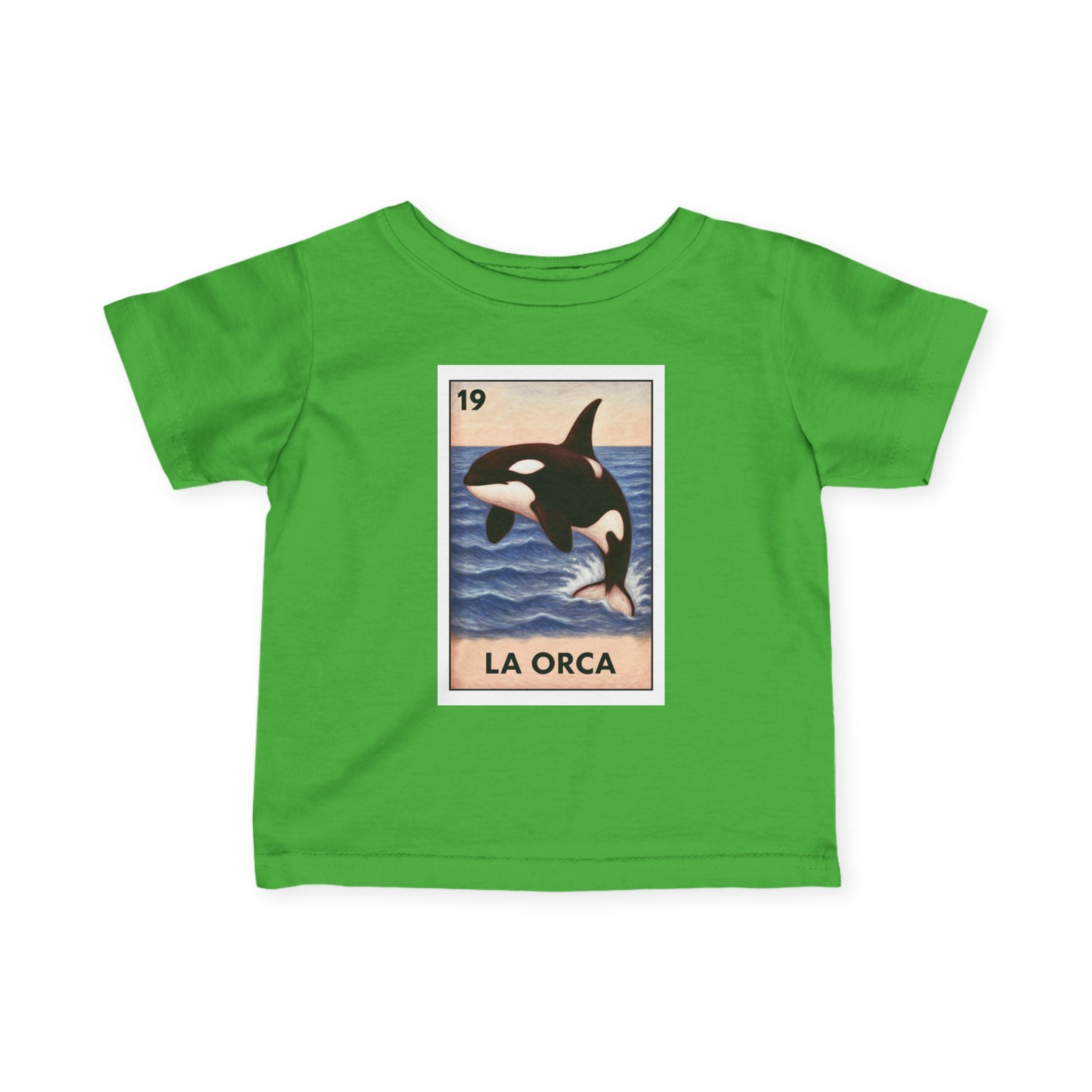 Orca Lotería - Infant 100% Cotton T-Shirt (La Orca)