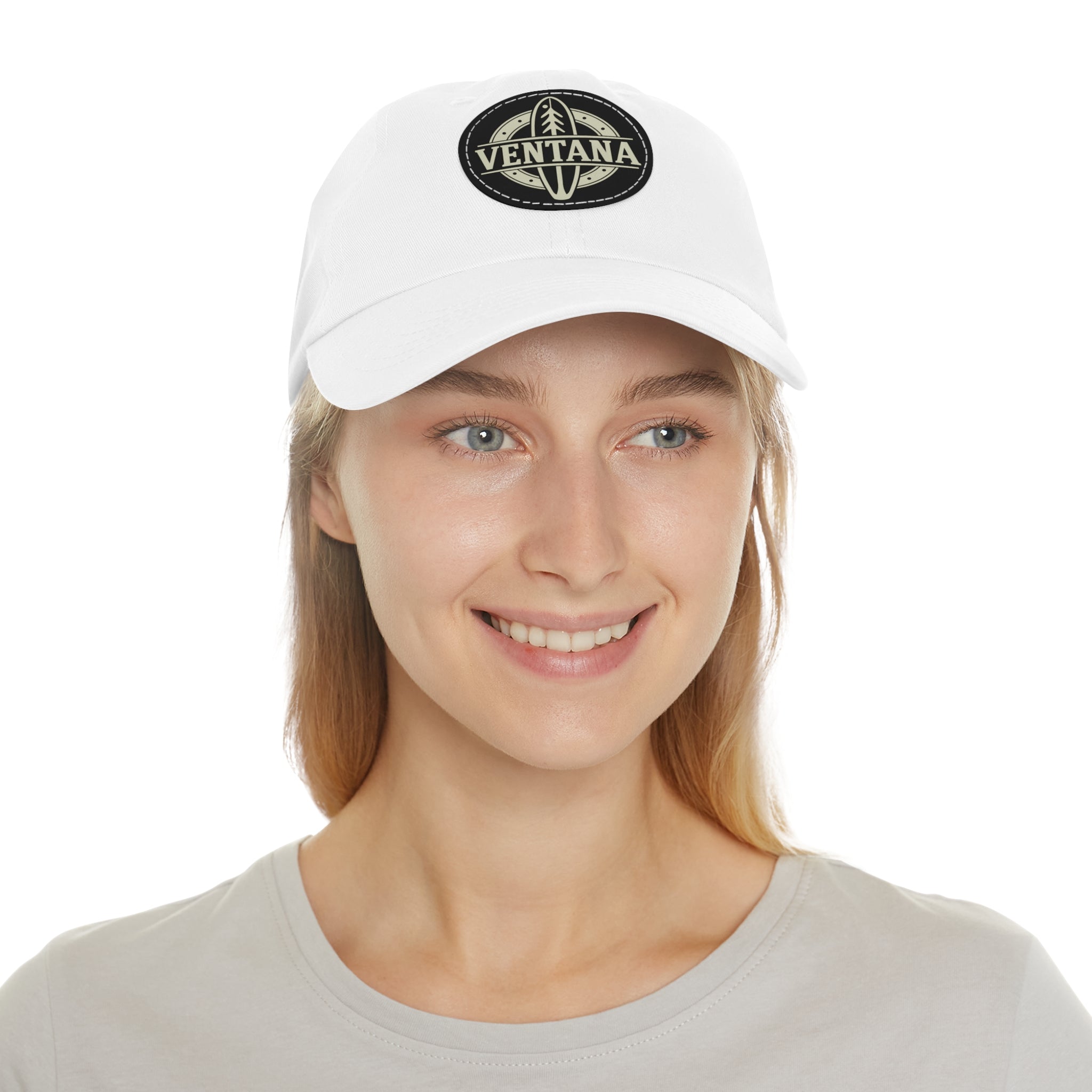 Ventana Treefish Logo Vegan Leather Patch Hat