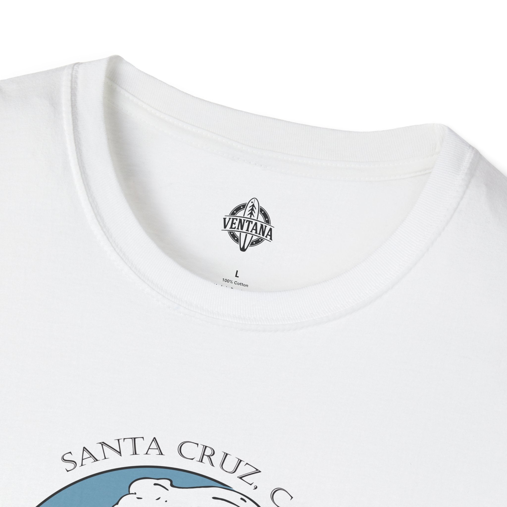 Surf with Otter 841 by Thiago Bianchini Unisex - Soft Style U.S. Cotton T-Shirt