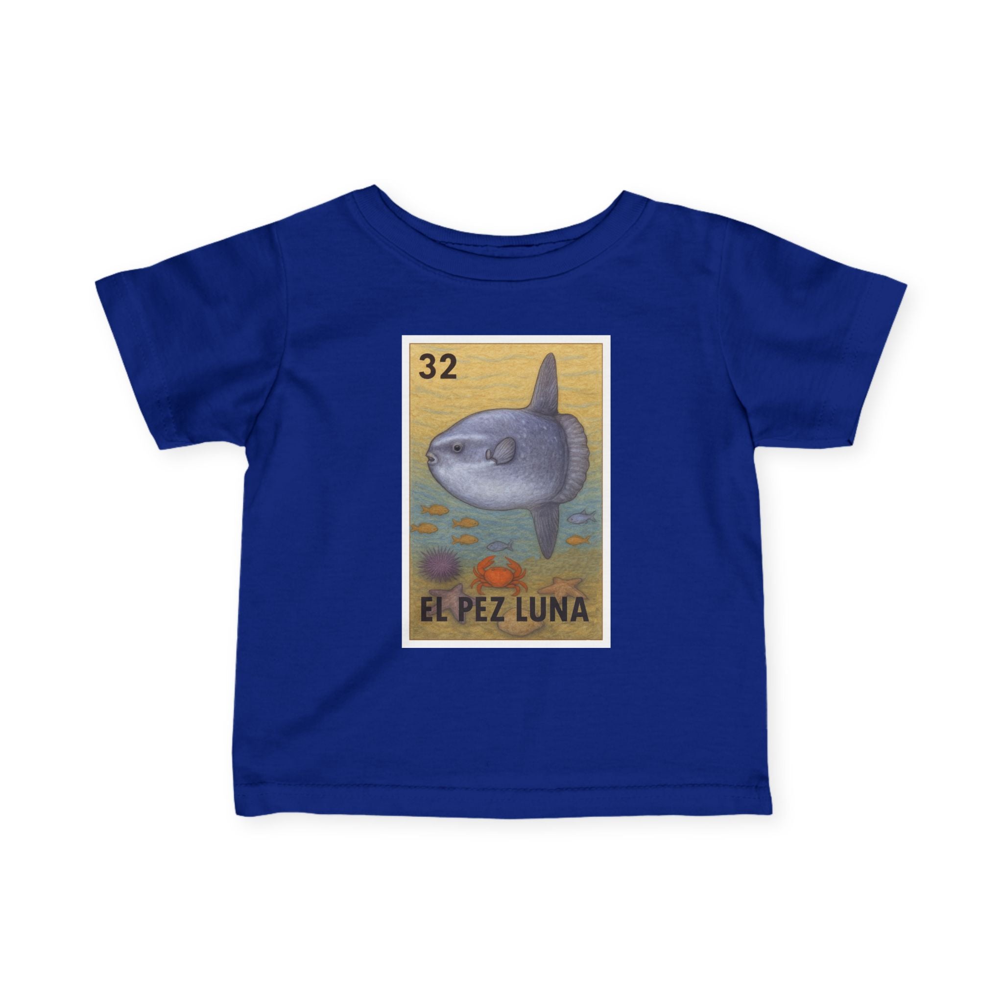 Sunfish Lotería - Infant 100% Cotton T-Shirt (El Pez Luna)