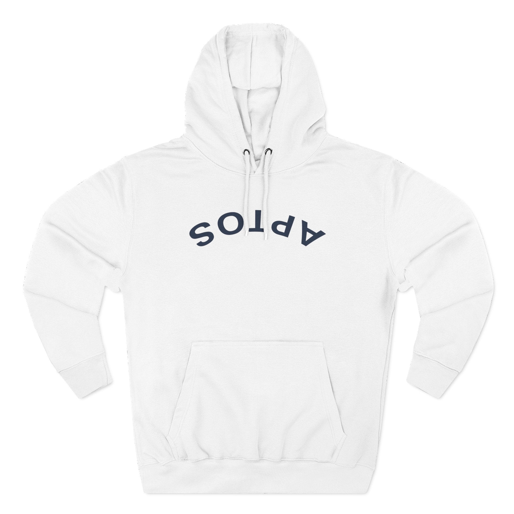 Aptos California Upside Down Unisex - Pull-Over Cotton Blend Fleece Hoodie