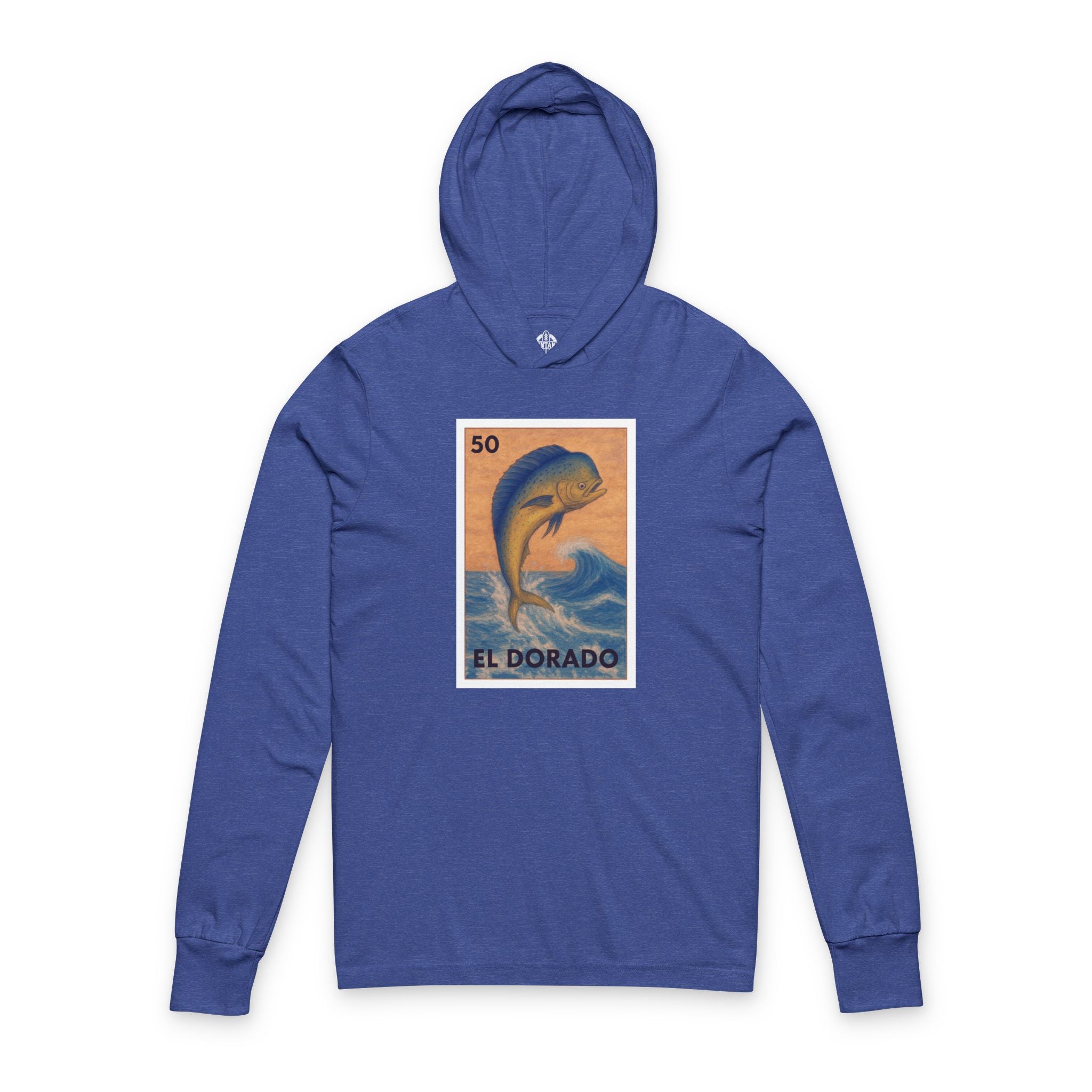 Dorado Lotería Unisex - Cotton Hooded Long Sleeve Hooded T-Shirt (El Dorado)