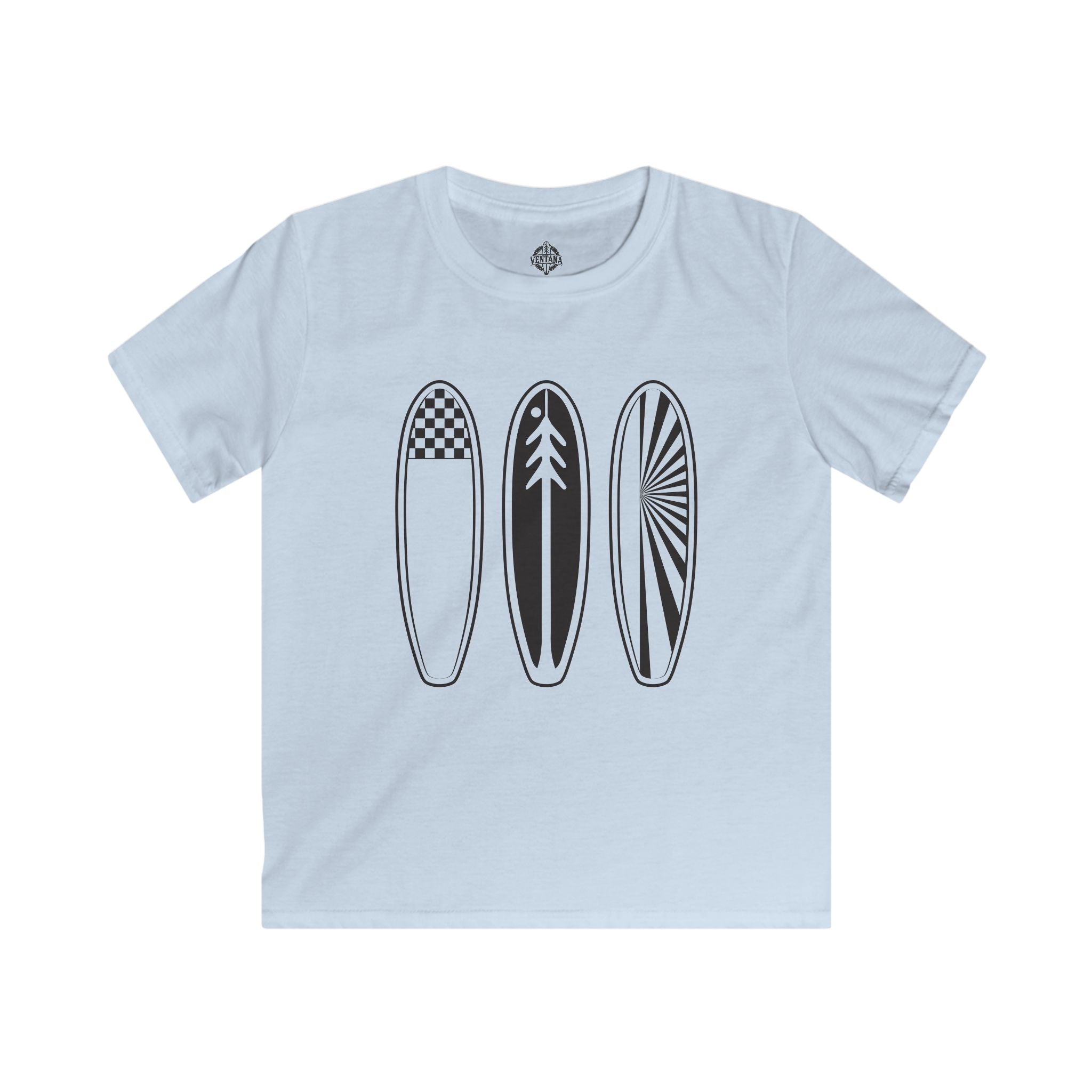 Ventana Three Board Kids - Soft Style U.S. Cotton T-Shirt