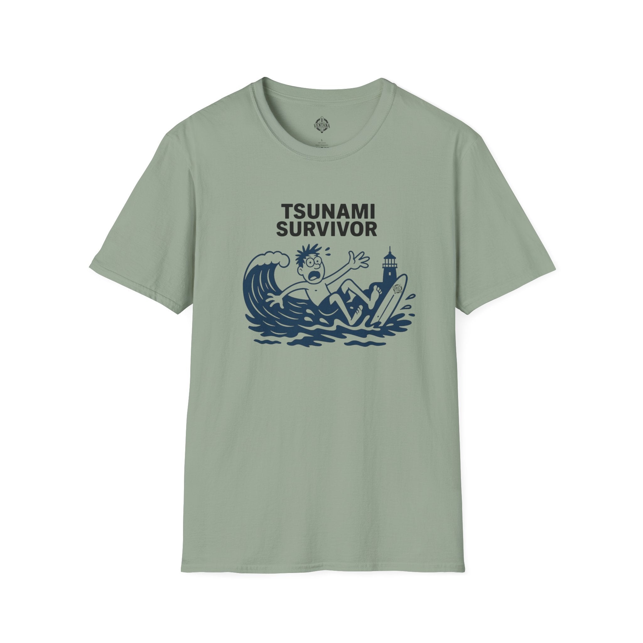 Tsunami Survivor Unisex - Soft Style U.S. Cotton T-Shirt